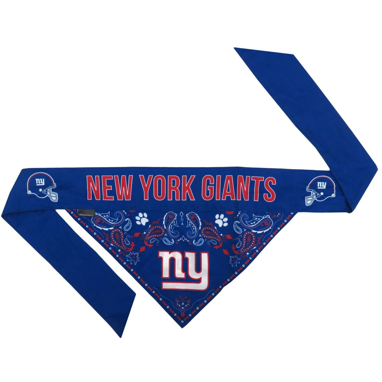 New York Giants Pet Bandanna Size XL