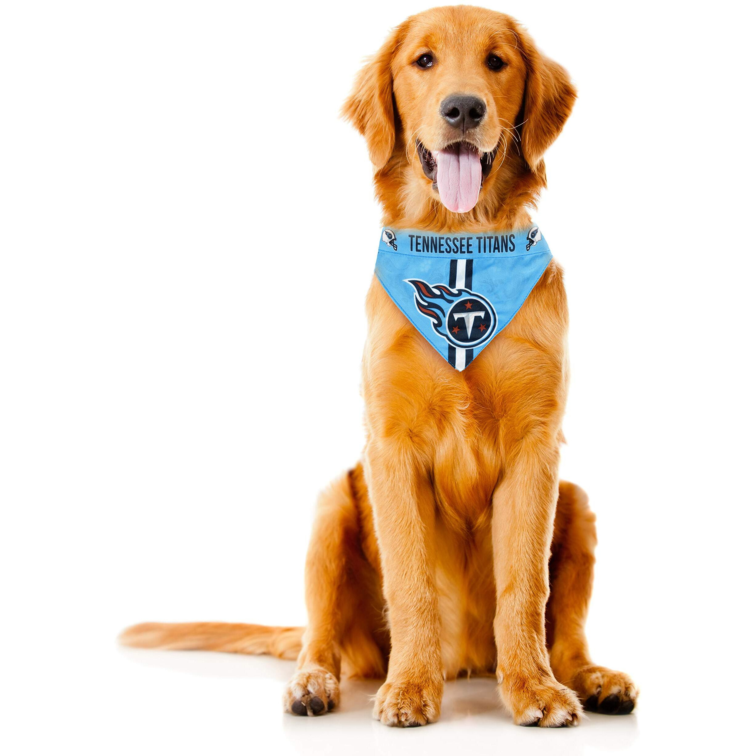 Tennessee Titans Pet Bandanna Size XS - Special Order