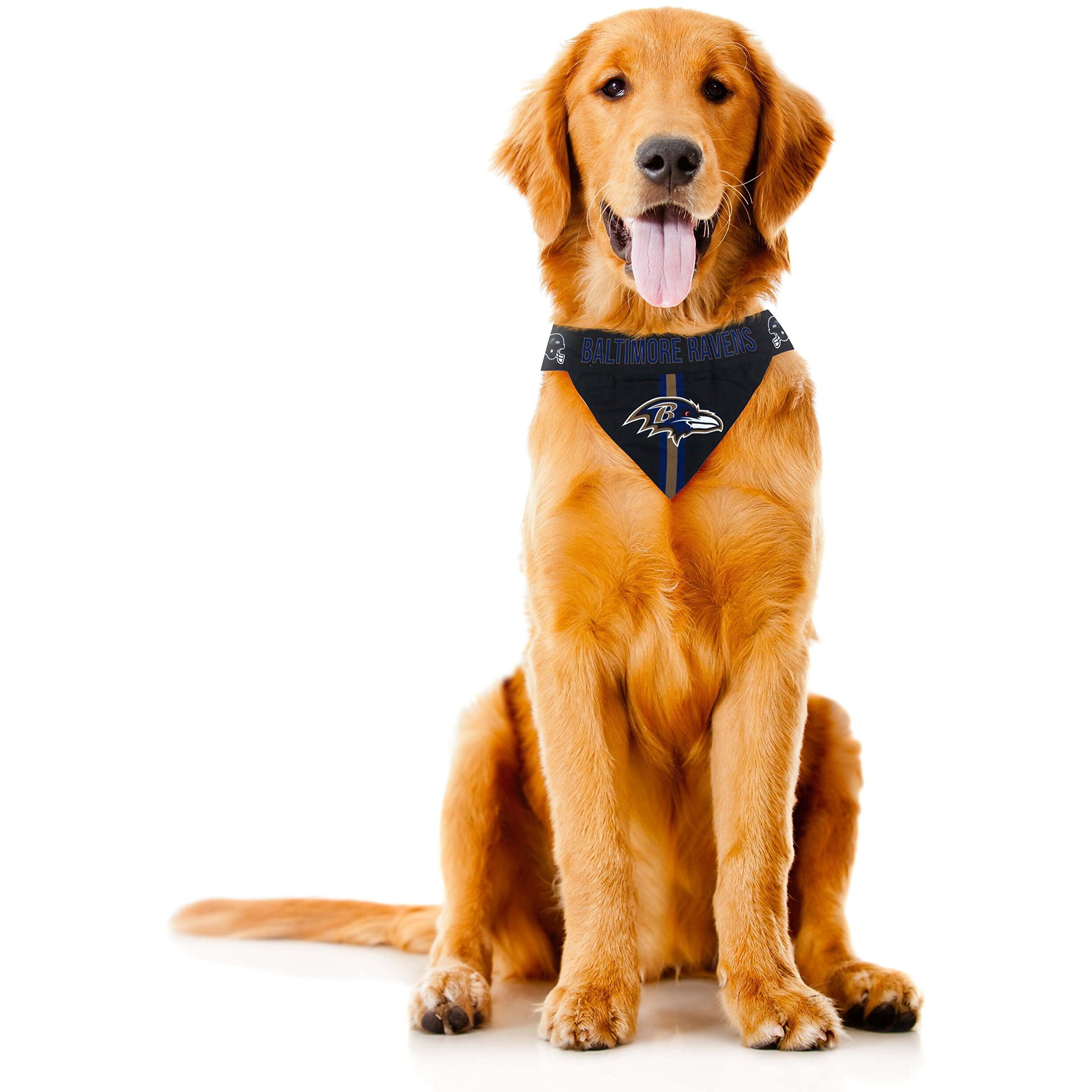 Baltimore Ravens Pet Bandanna Size M - Special Order