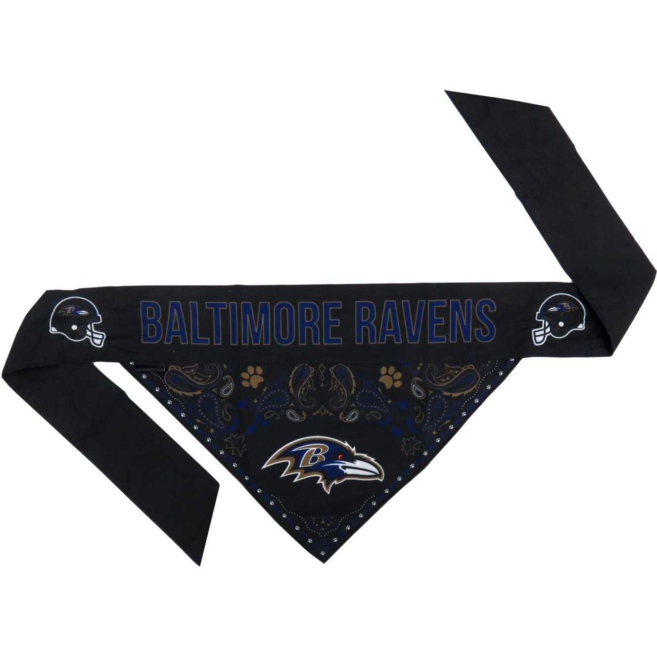 Baltimore Ravens Pet Bandanna Size M - Special Order