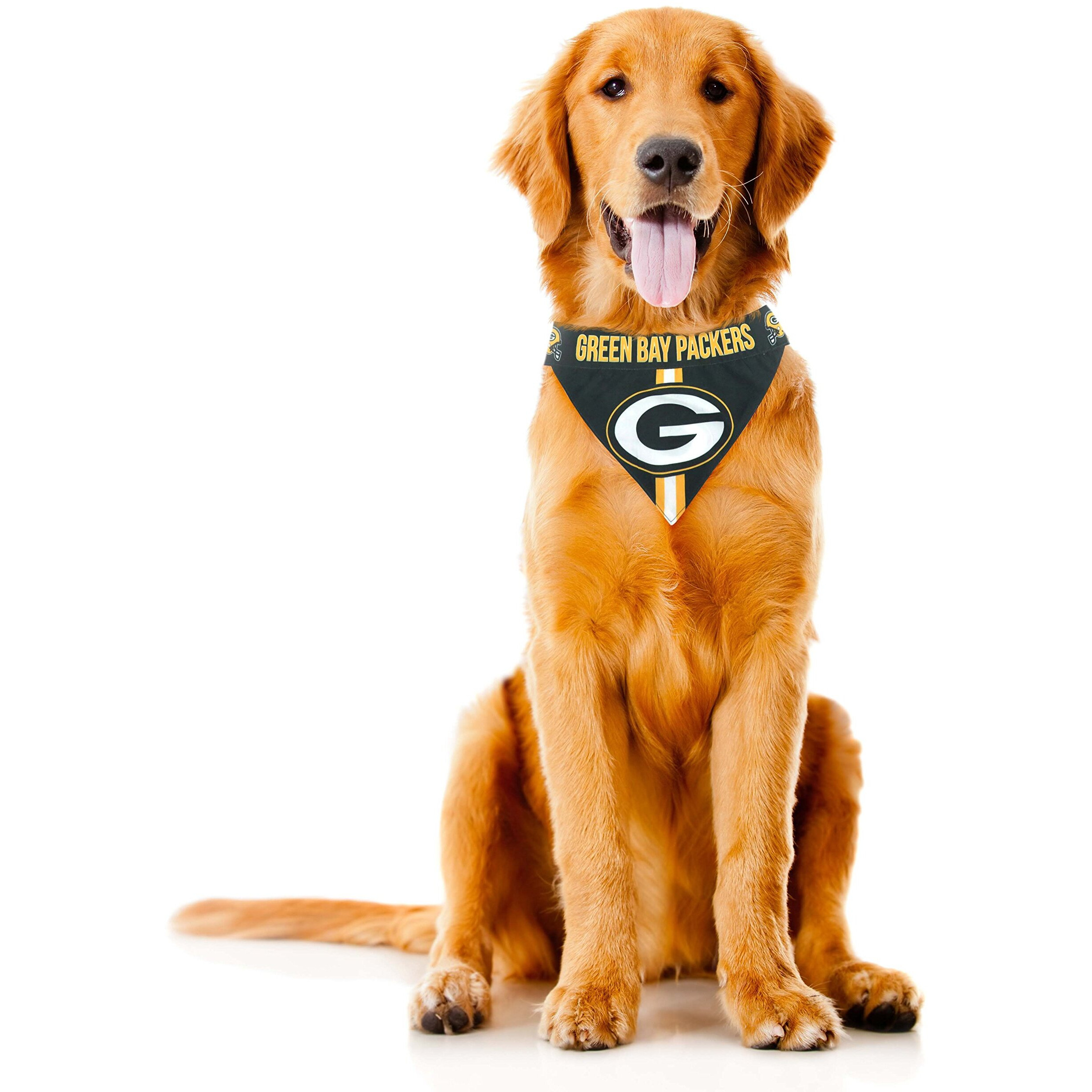 Green Bay Packers Pet Bandanna Size L