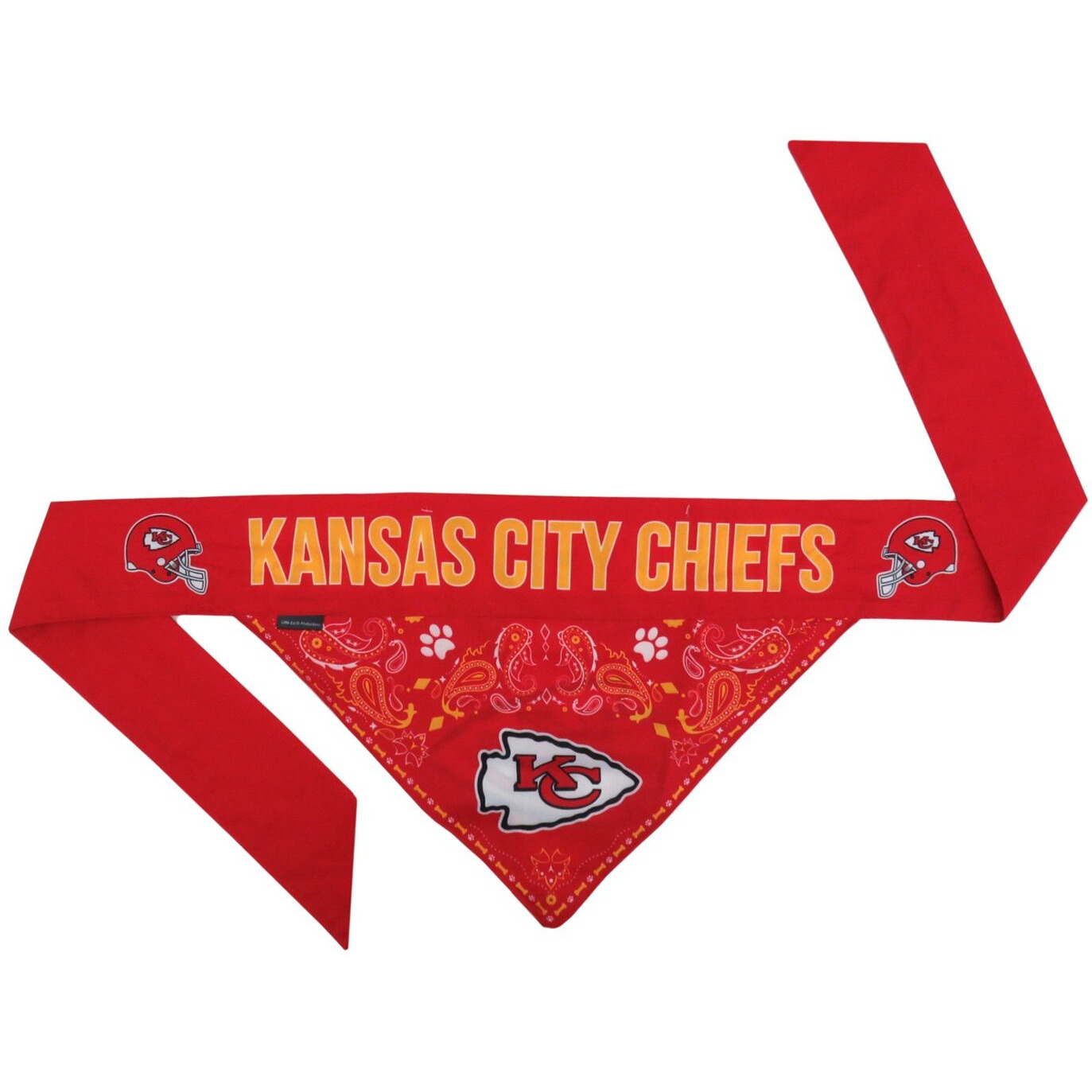 Kansas City Chiefs Pet Bandanna Size XL