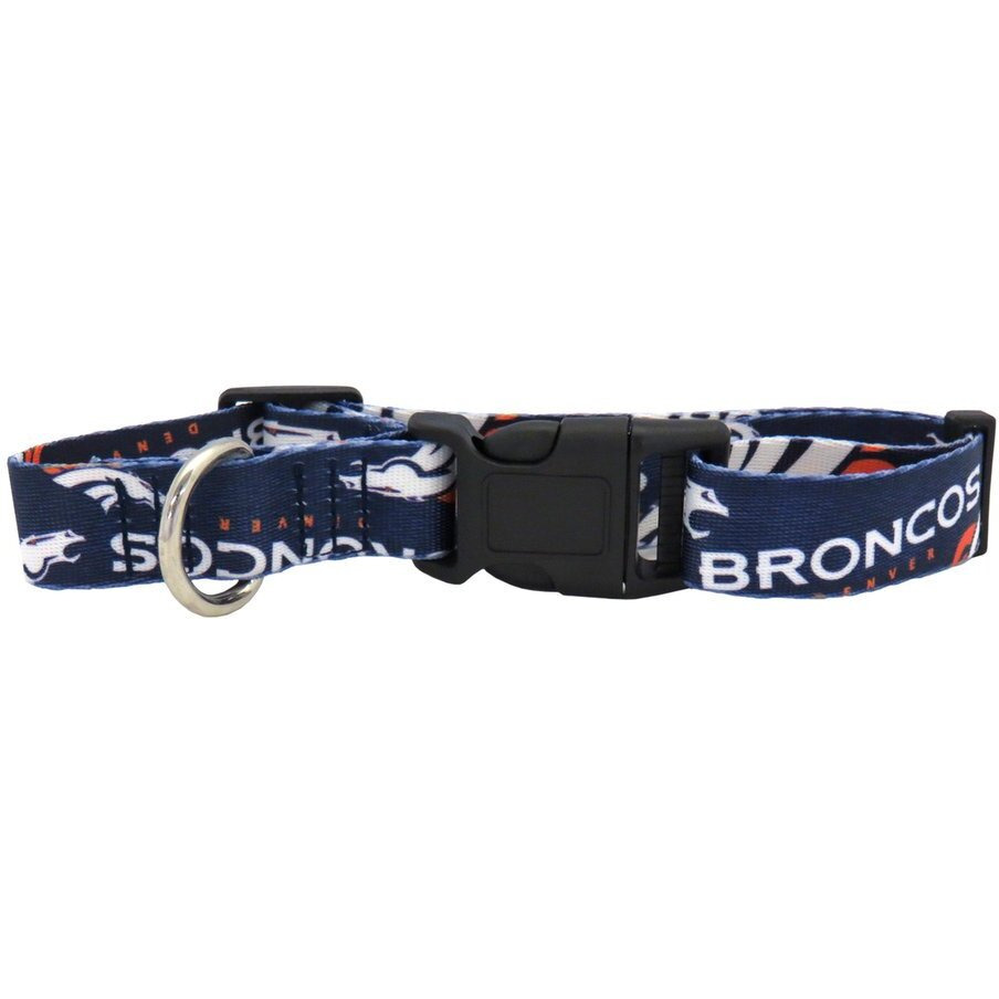 Denver Broncos Pet Collar Size L