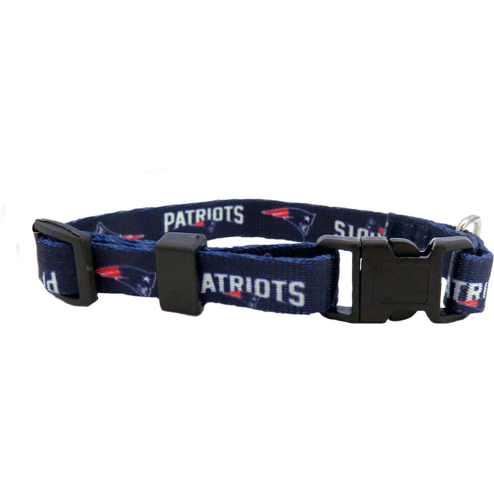 New England Patriots Pet Collar Size L