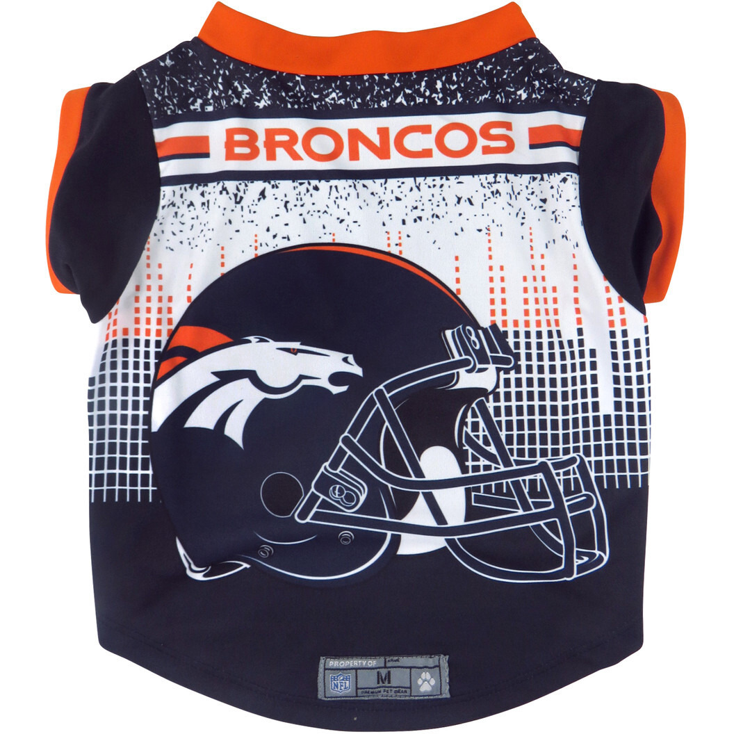 Denver Broncos Pet Performance Tee Shirt Size XL