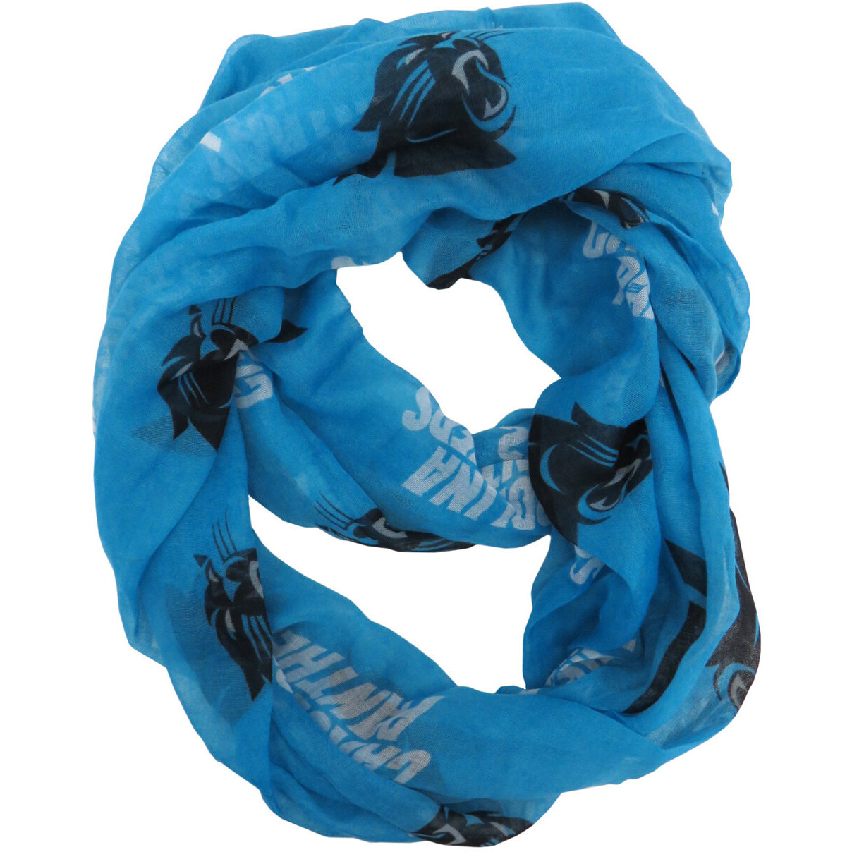 Carolina Panthers Scarf - Infinity Style - Alternate