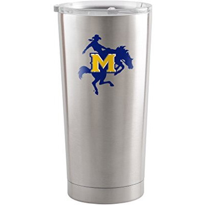 McNeese State Cowboys Travel Tumbler 20oz Ultra Silver CO