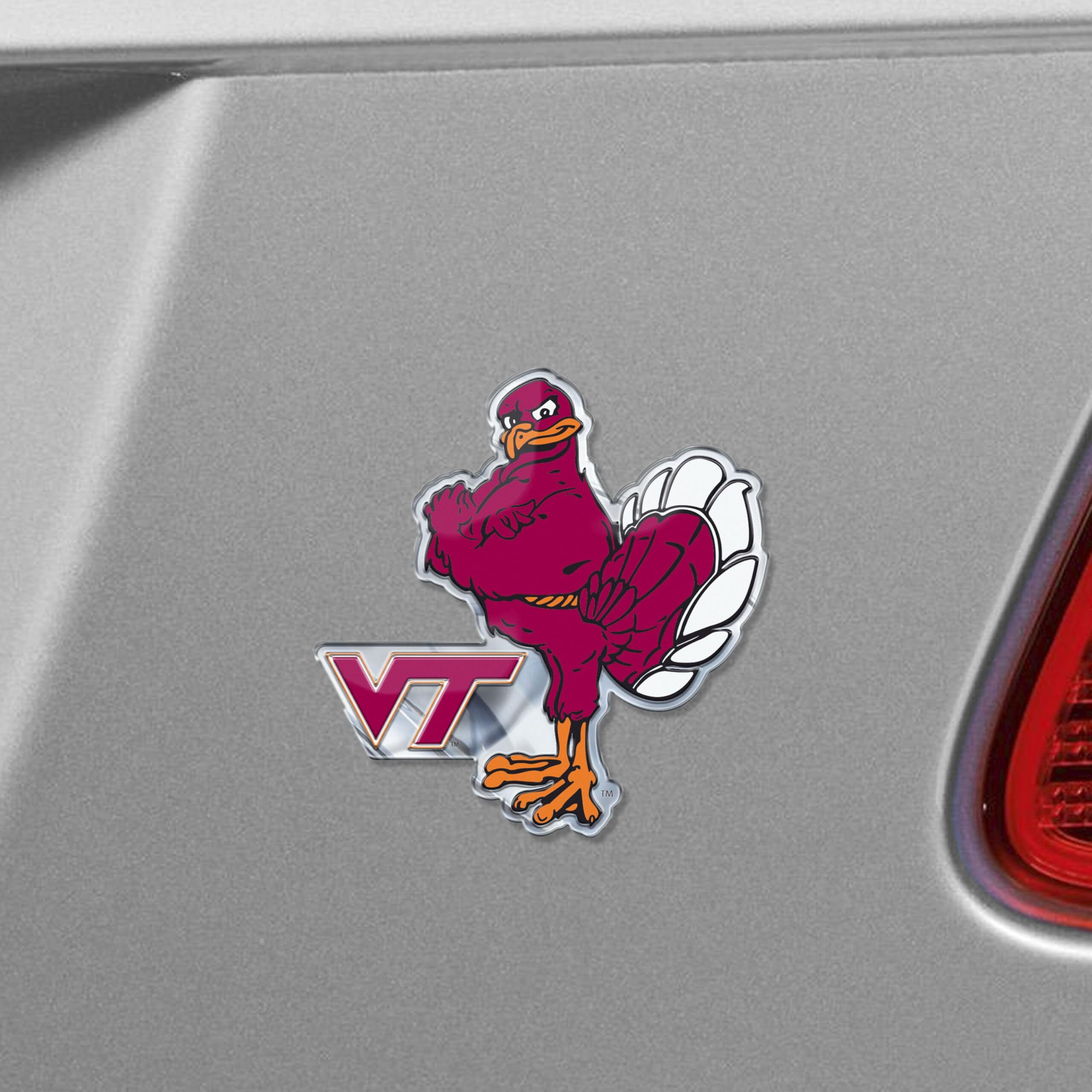 Virginia Tech Hokies Auto Emblem Color Alternate Logo