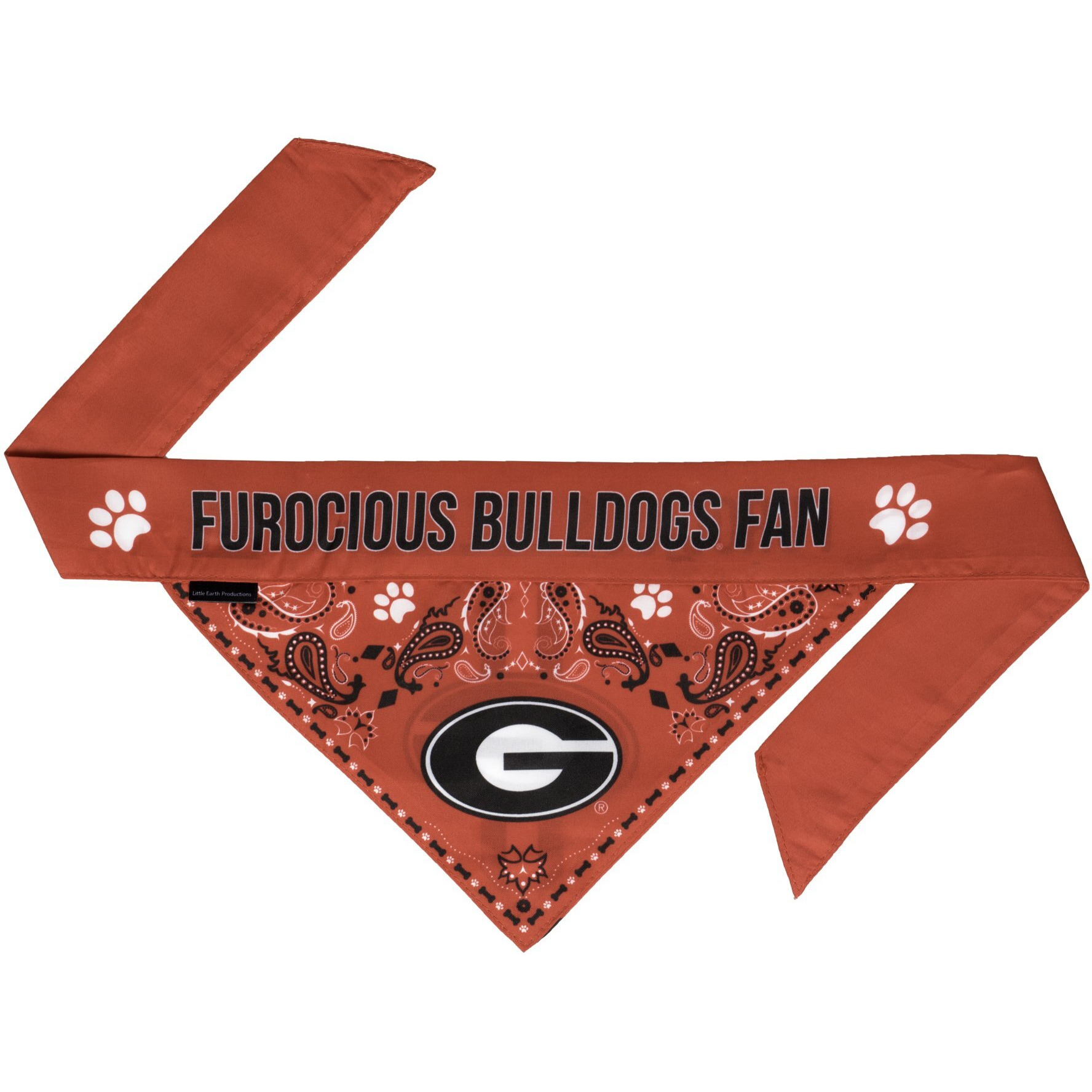 Georgia Bulldogs Pet Bandanna Size M