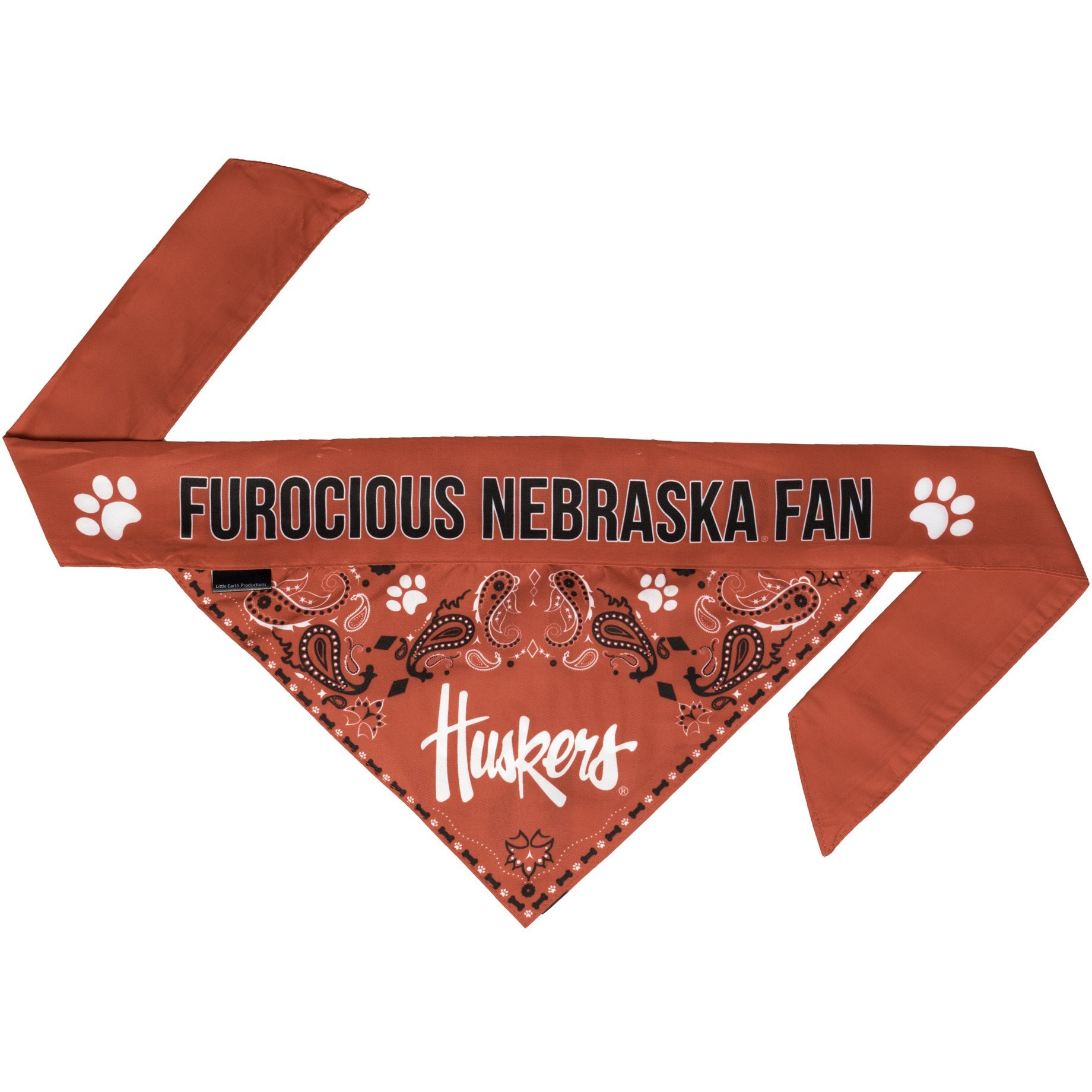 Nebraska Cornhuskers Pet Bandanna Size XS
