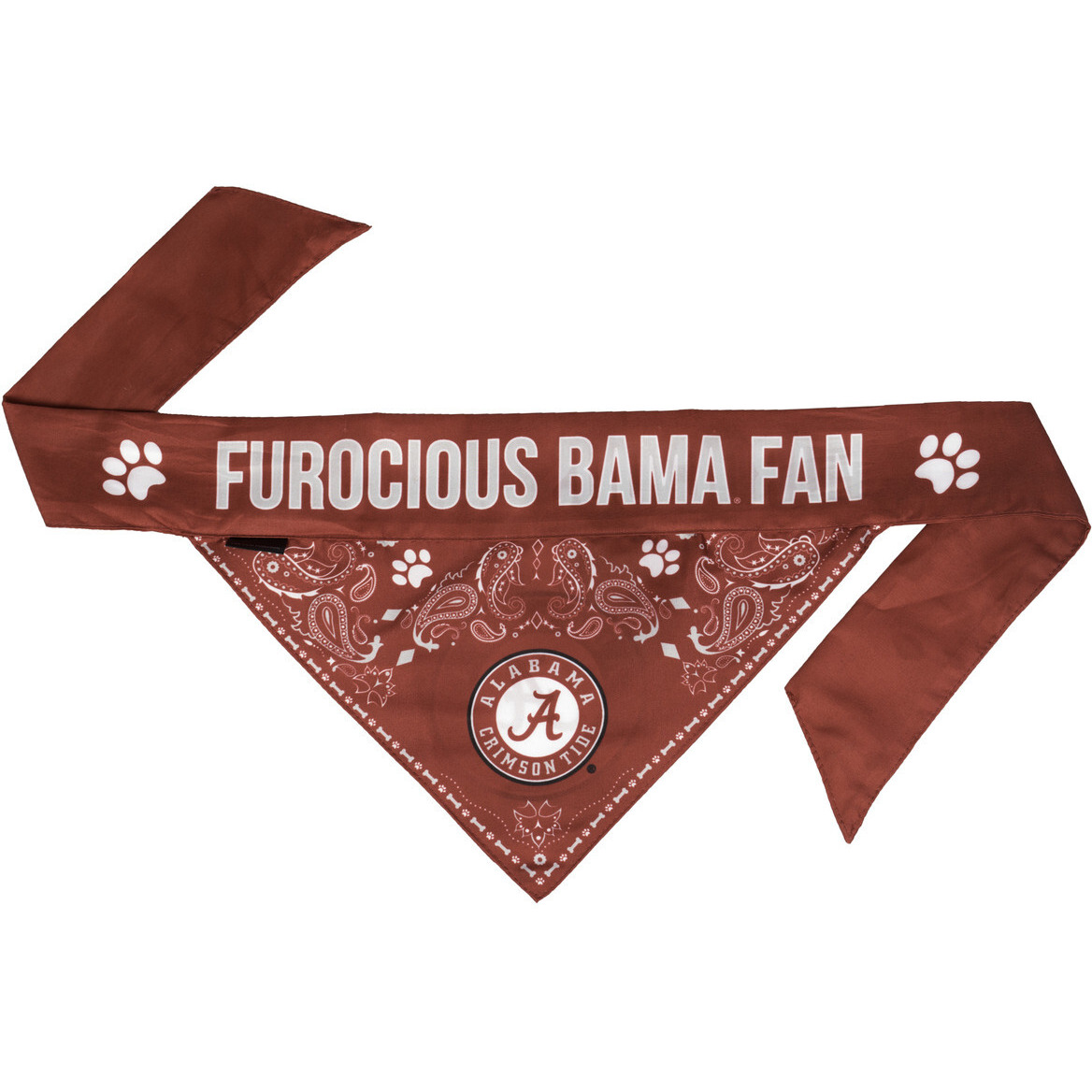 Alabama Crimson Tide Pet Bandanna Size M