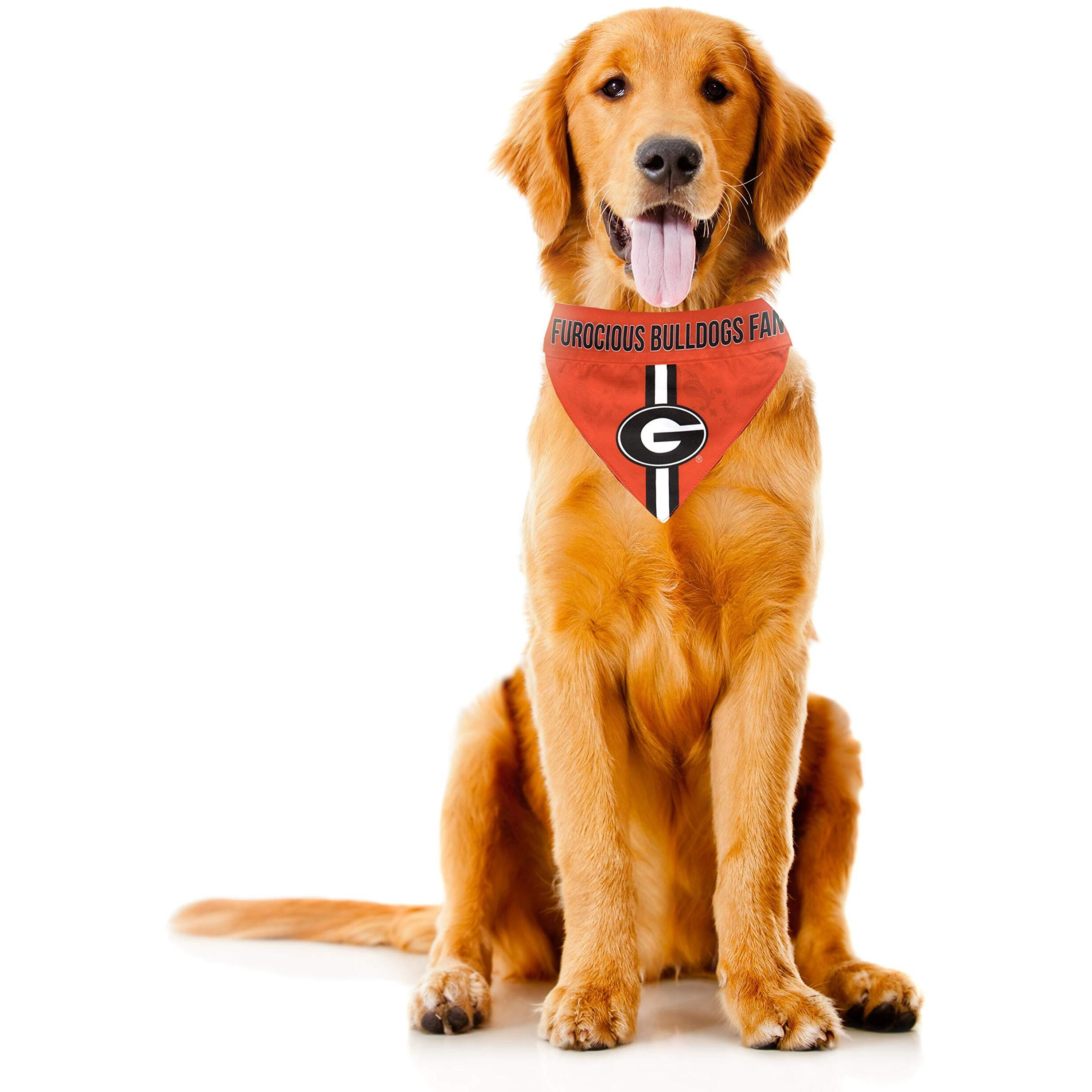 Georgia Bulldogs Pet Bandanna Size XL