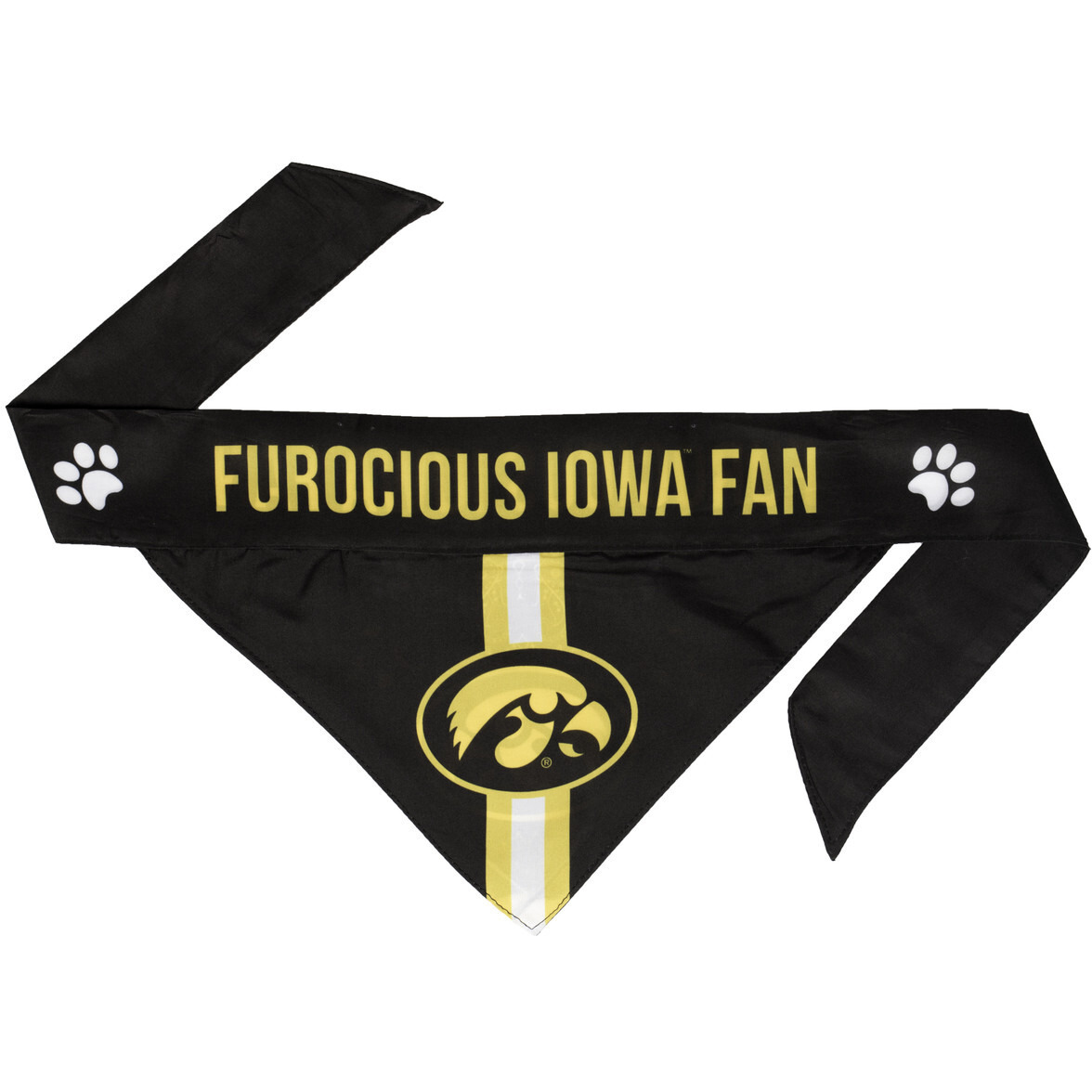 Iowa Hawkeyes Pet Bandanna Size L