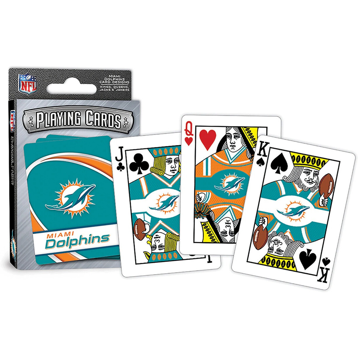 Miami Dolphins Playing Cards Logo