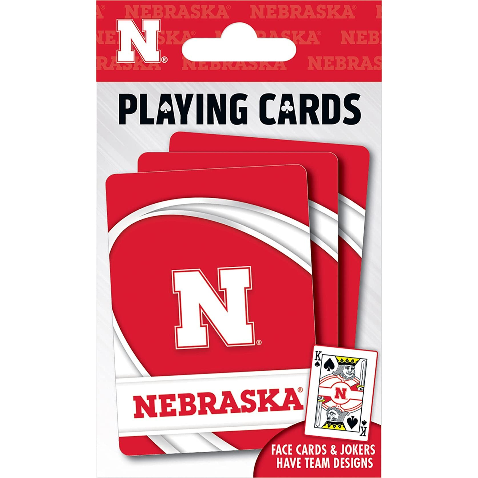 Nebraska Cornhuskers Playing Cards Logo