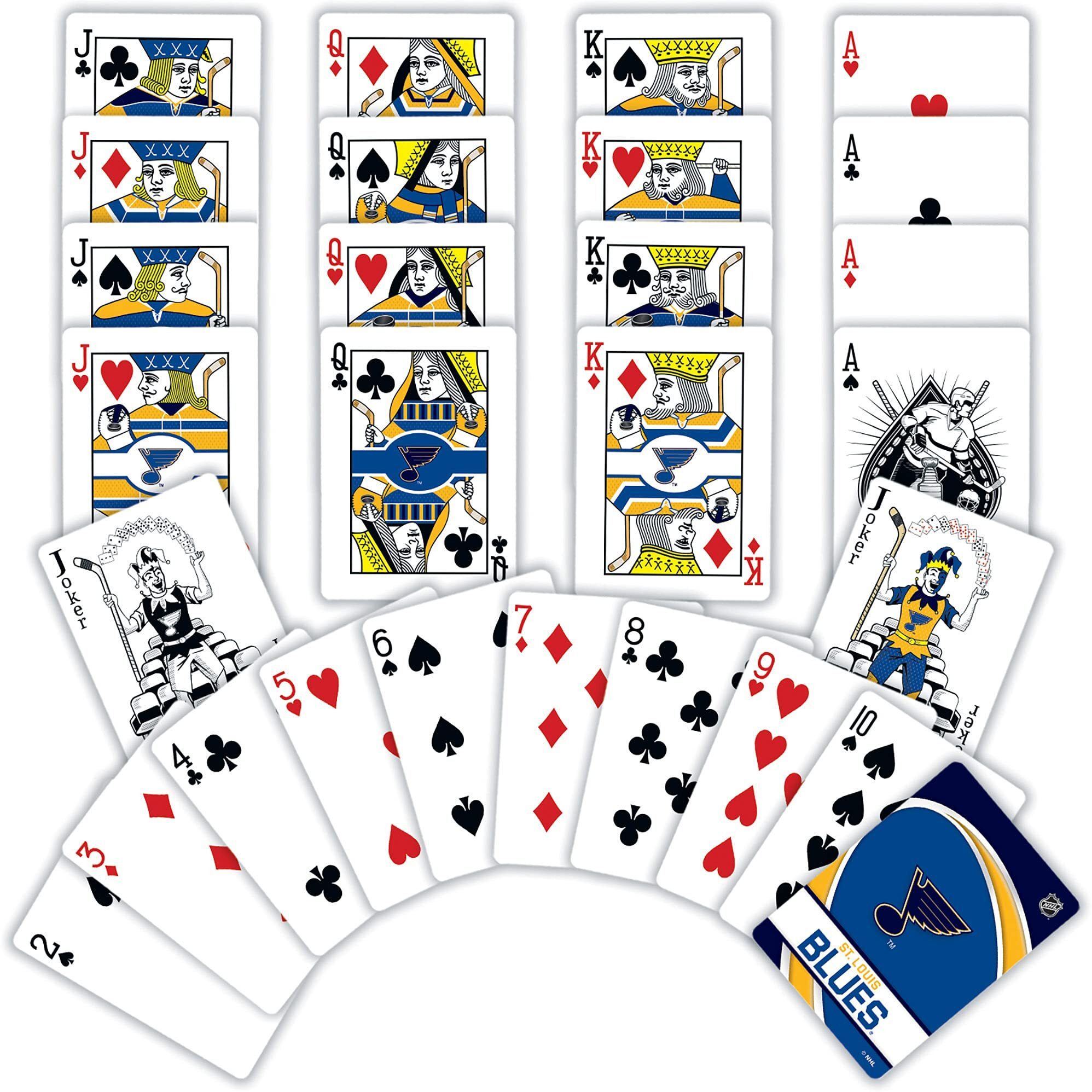 St. Louis Blues Playing Cards Logo