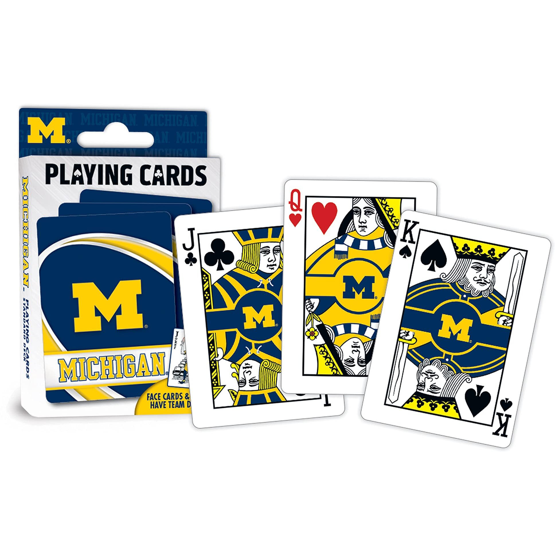 Michigan Wolverines Playing Cards Logo