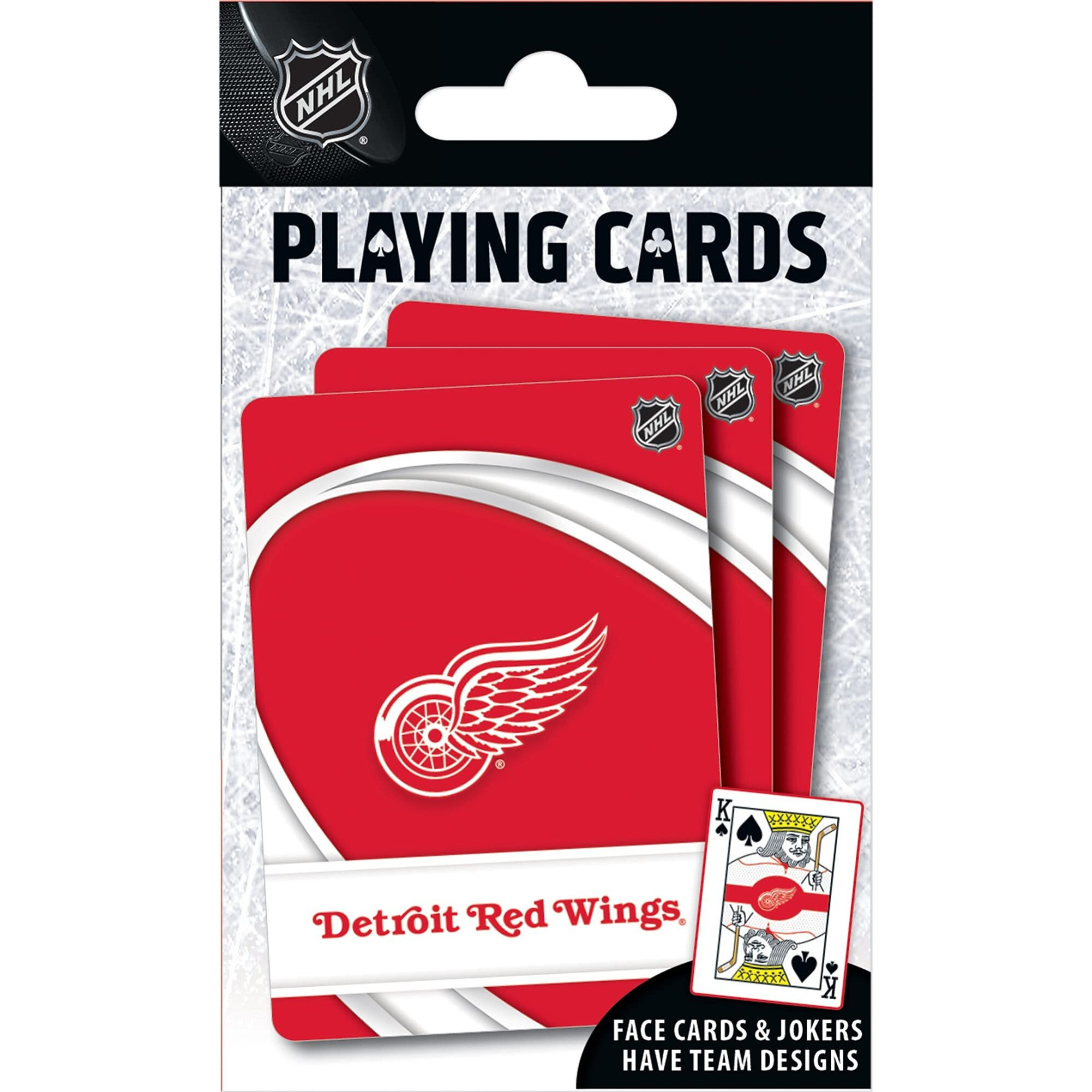 Detroit Red Wings Playing Cards Logo