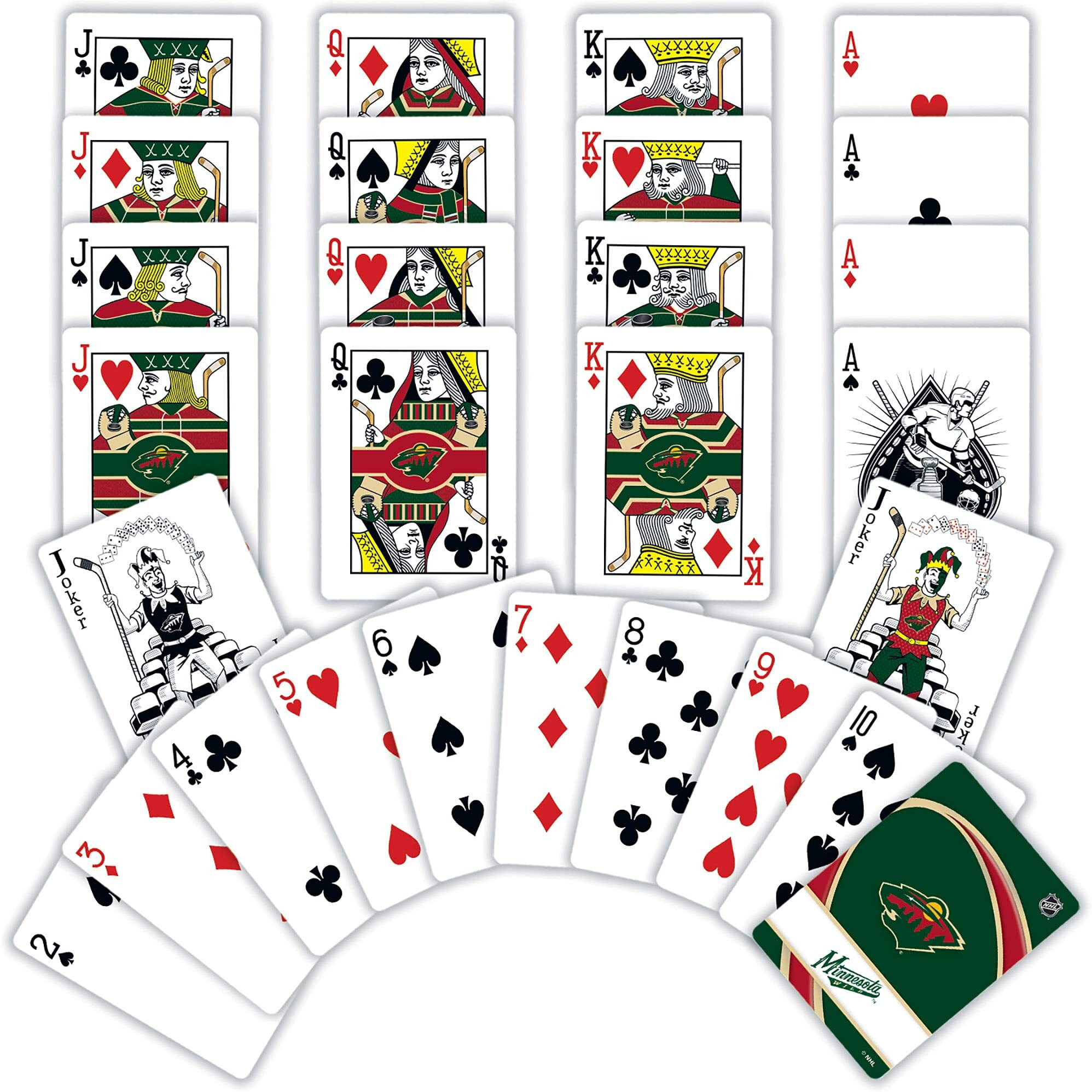 Minnesota Wild Playing Cards Logo