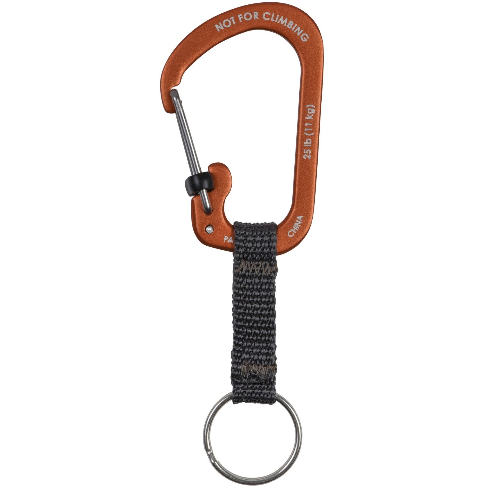 NITE IZE SlideLock Key Ring Aluminum - Orange