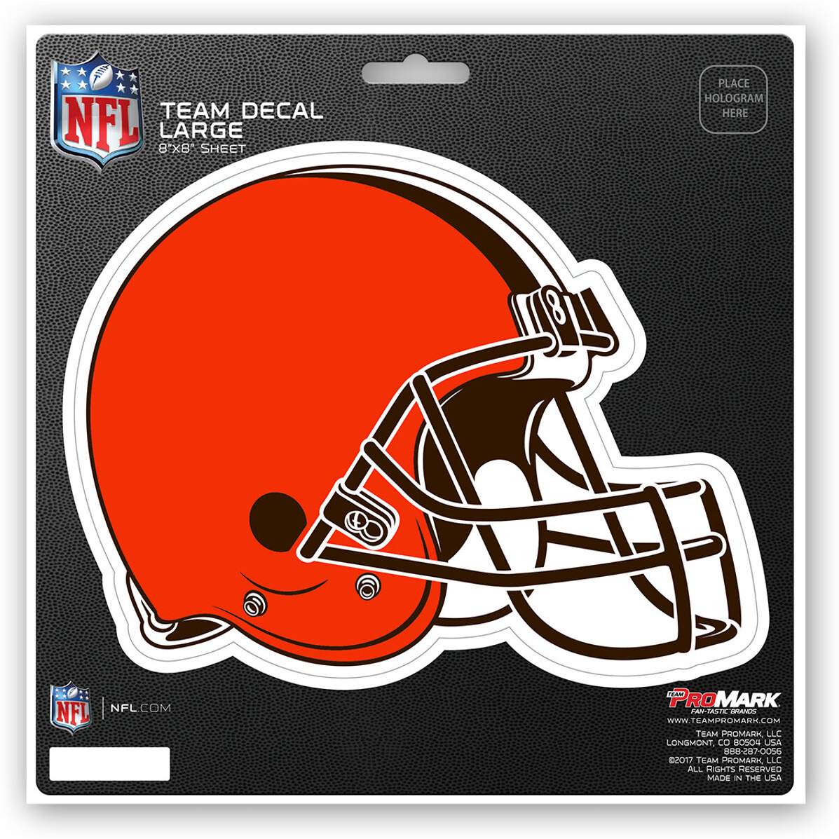 Cleveland Browns Decal 8x8 Die Cut