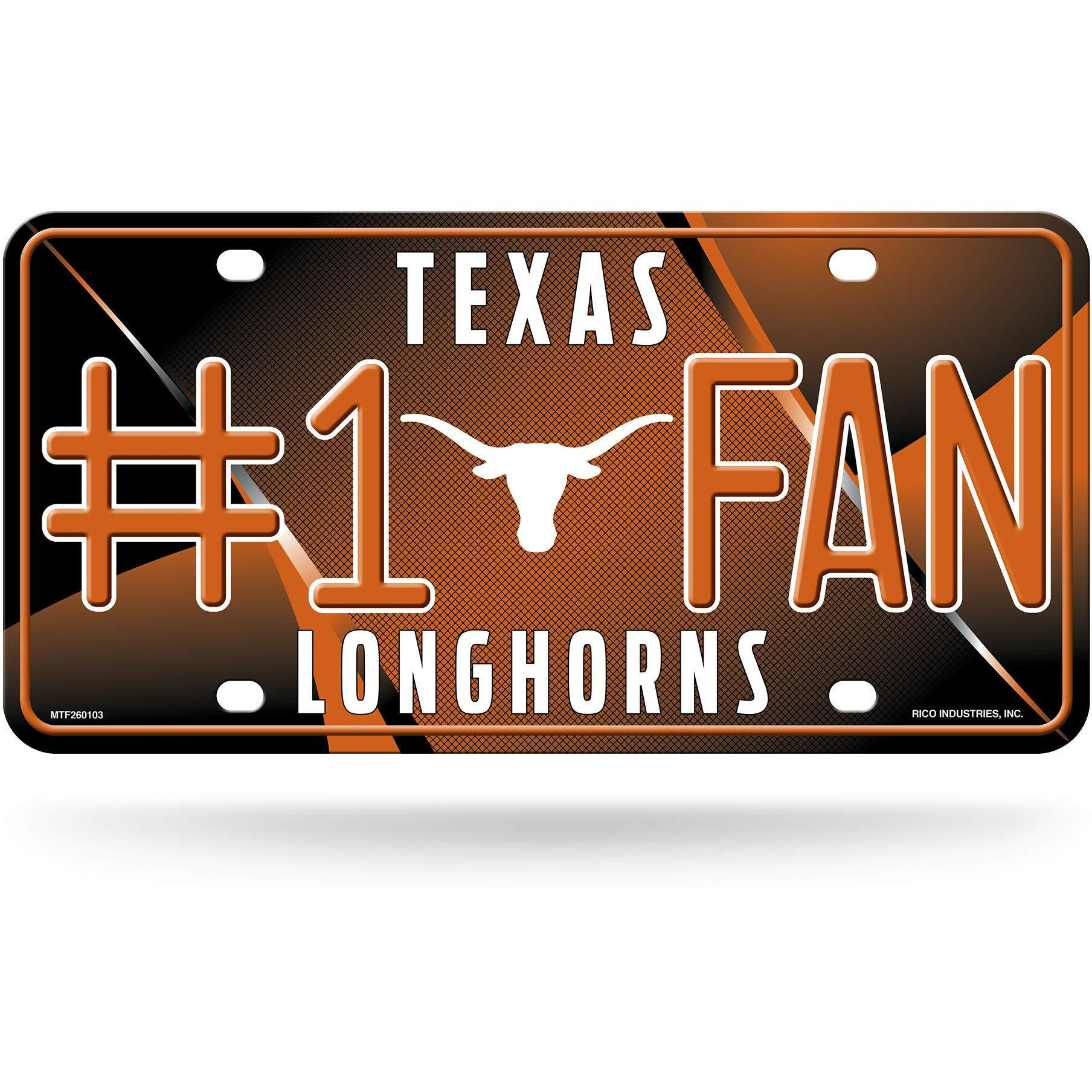 Texas Longhorns License Plate 1 Fan
