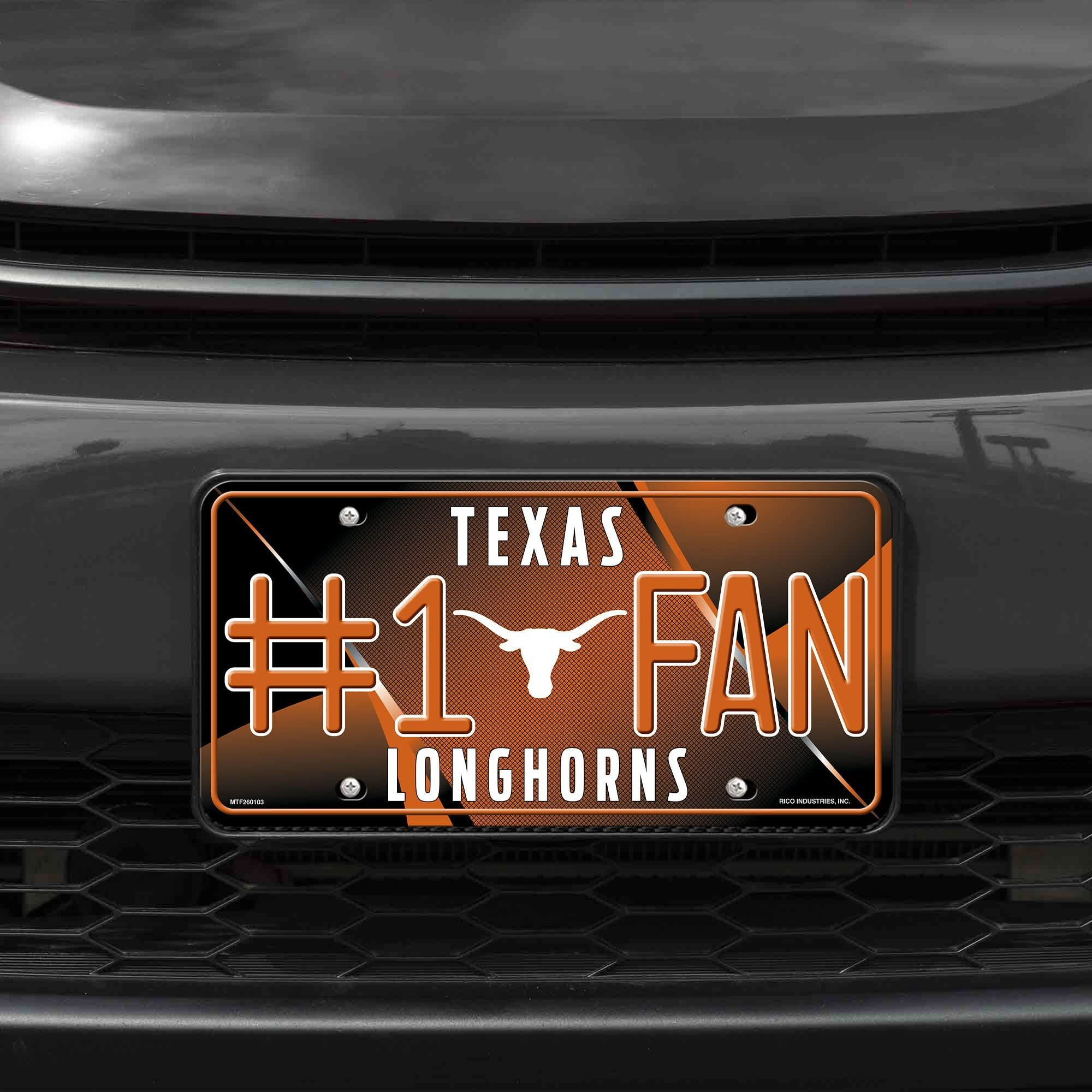 Texas Longhorns License Plate 1 Fan
