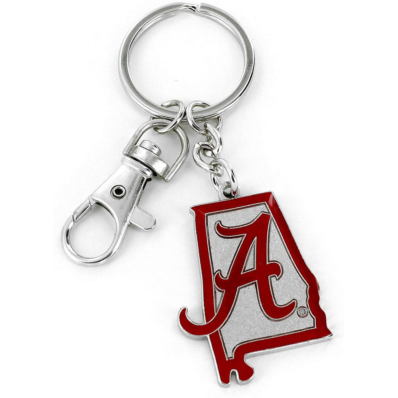 Alabama Crimson Tide Keychain State Design - Special Order