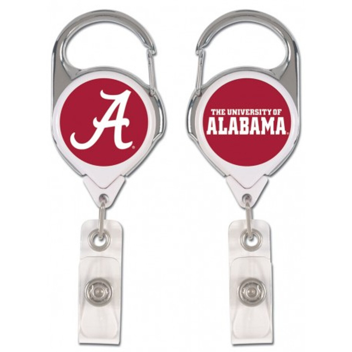 Alabama Crimson Tide Badge Holder Premium Retractable