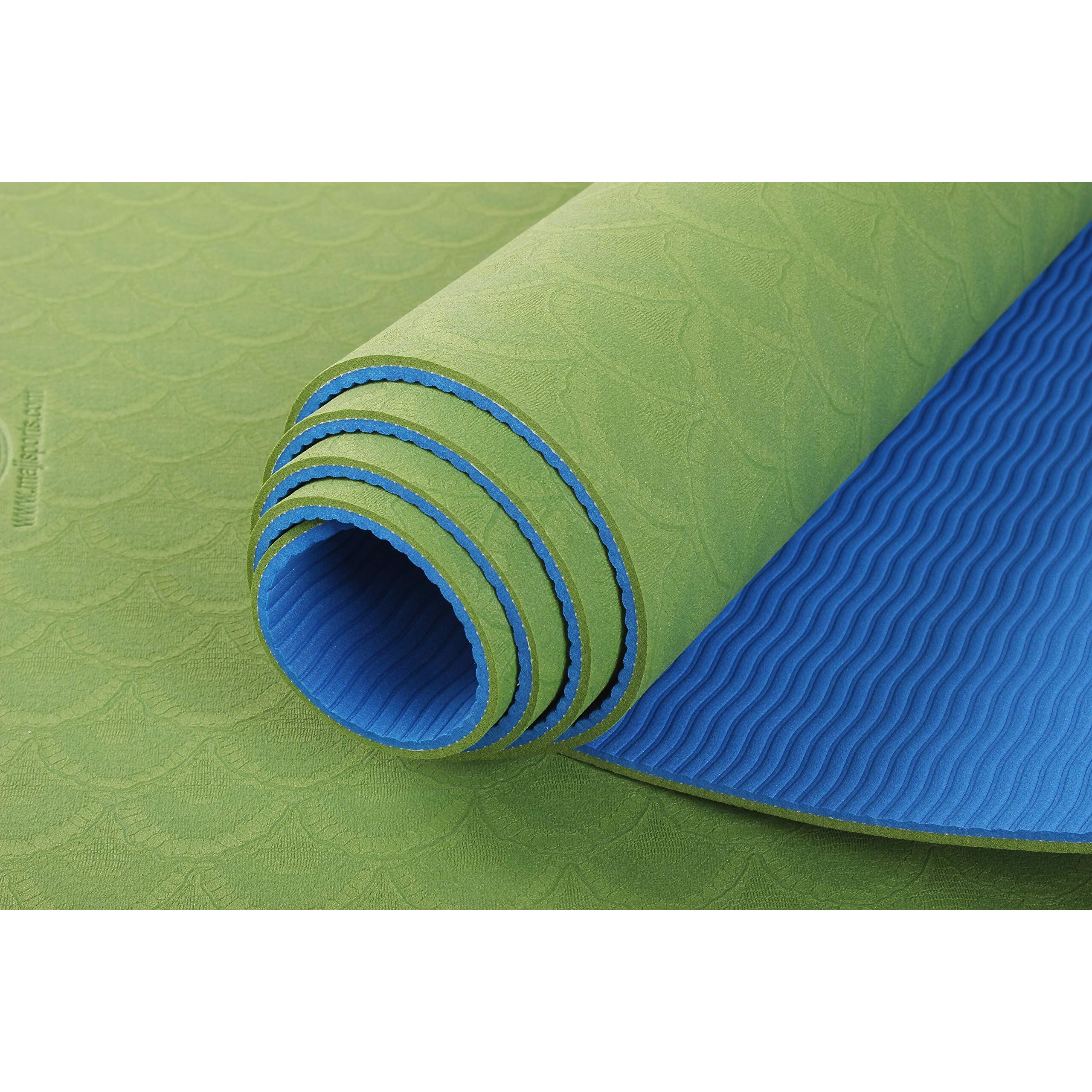 2 Tone TPE Premium Yoga Mat(D0102HA90B7)