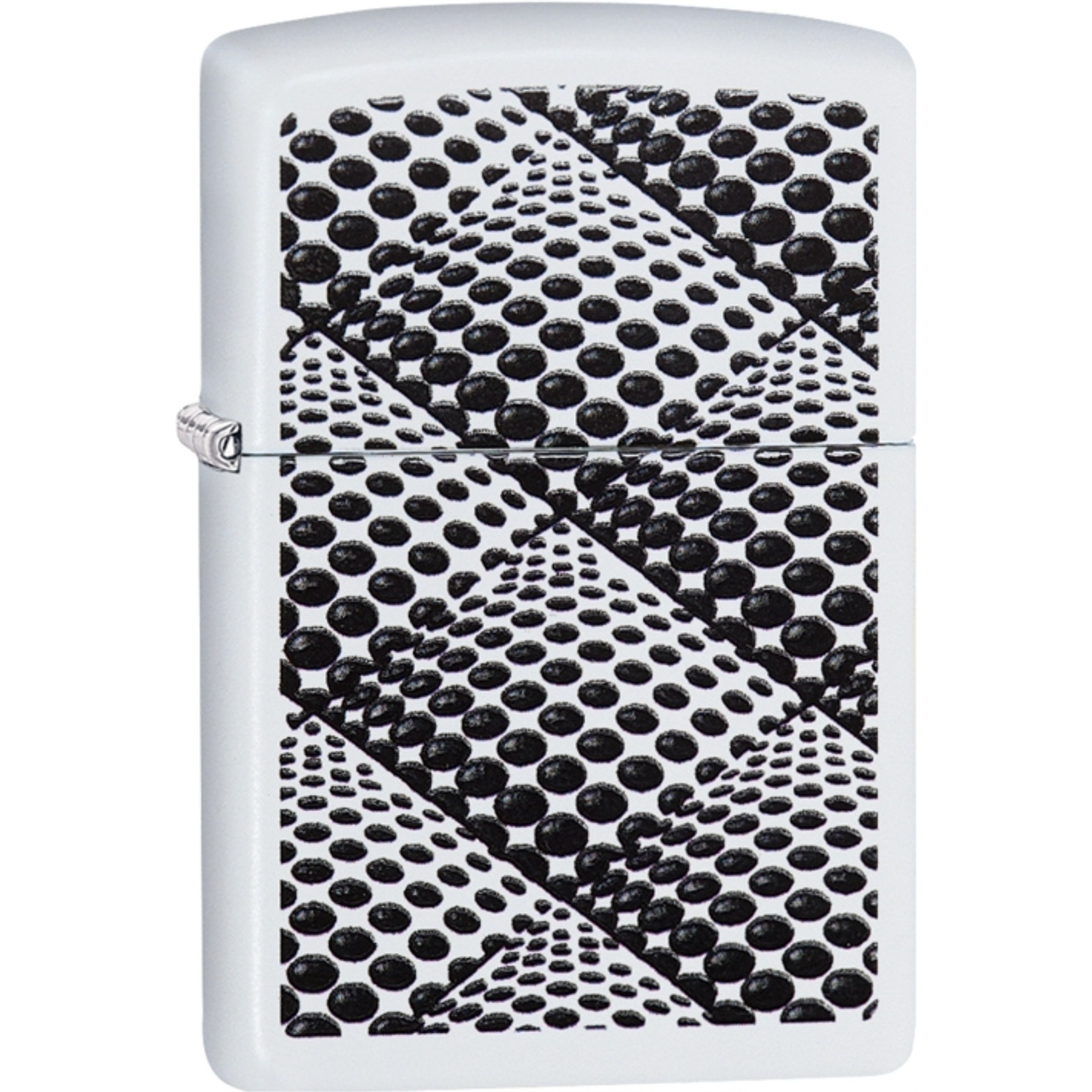 29416 - ZIPPO White Matte Dots and Boxes