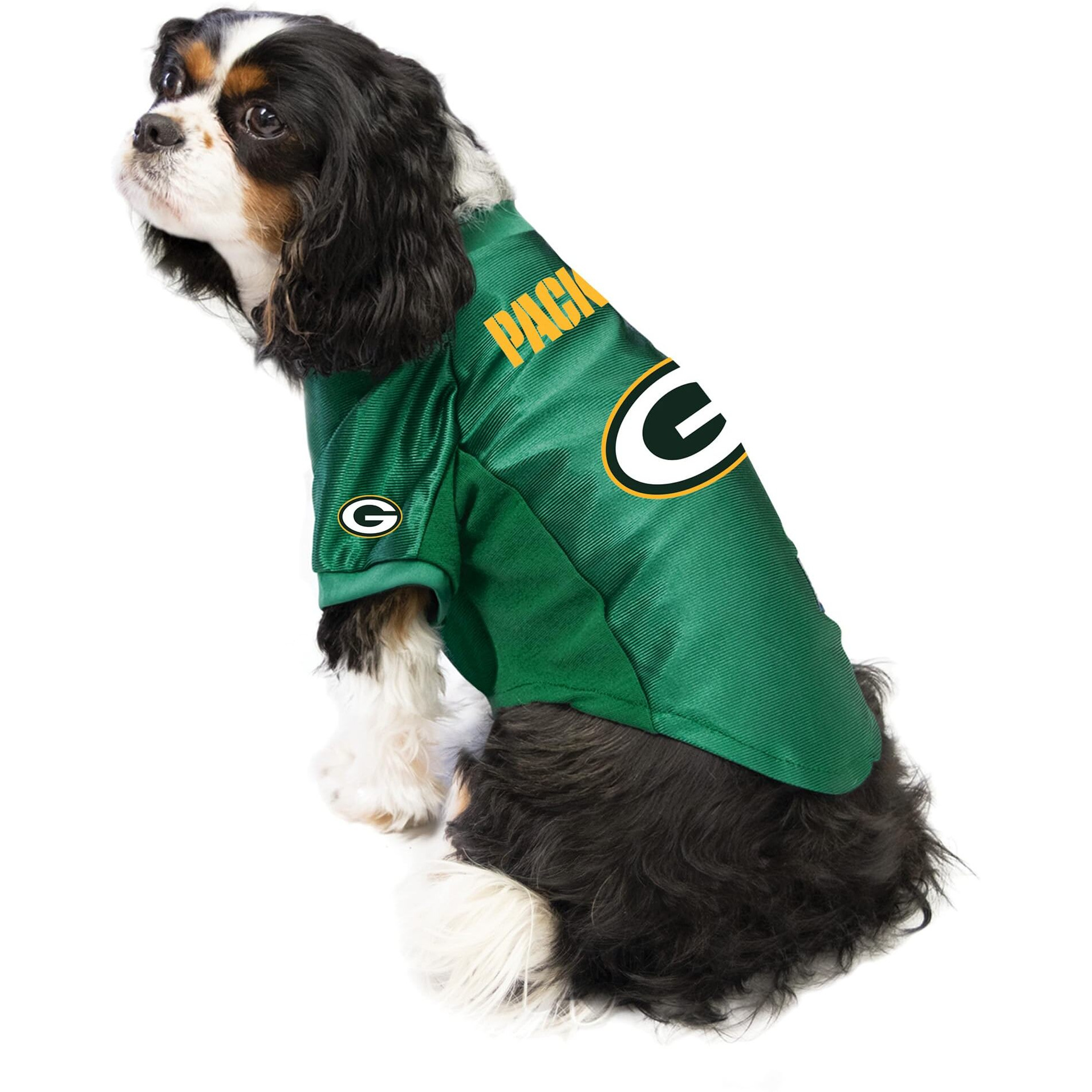 Green Bay Packers Pet Jersey Stretch Size XL