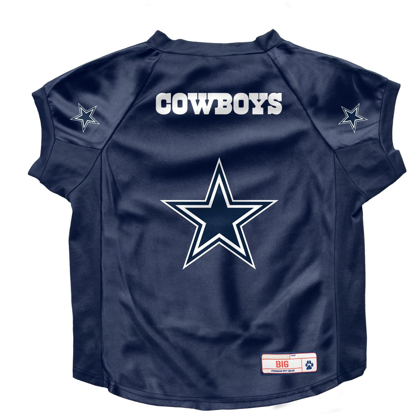Dallas Cowboys Pet Jersey Stretch Size Big Dog