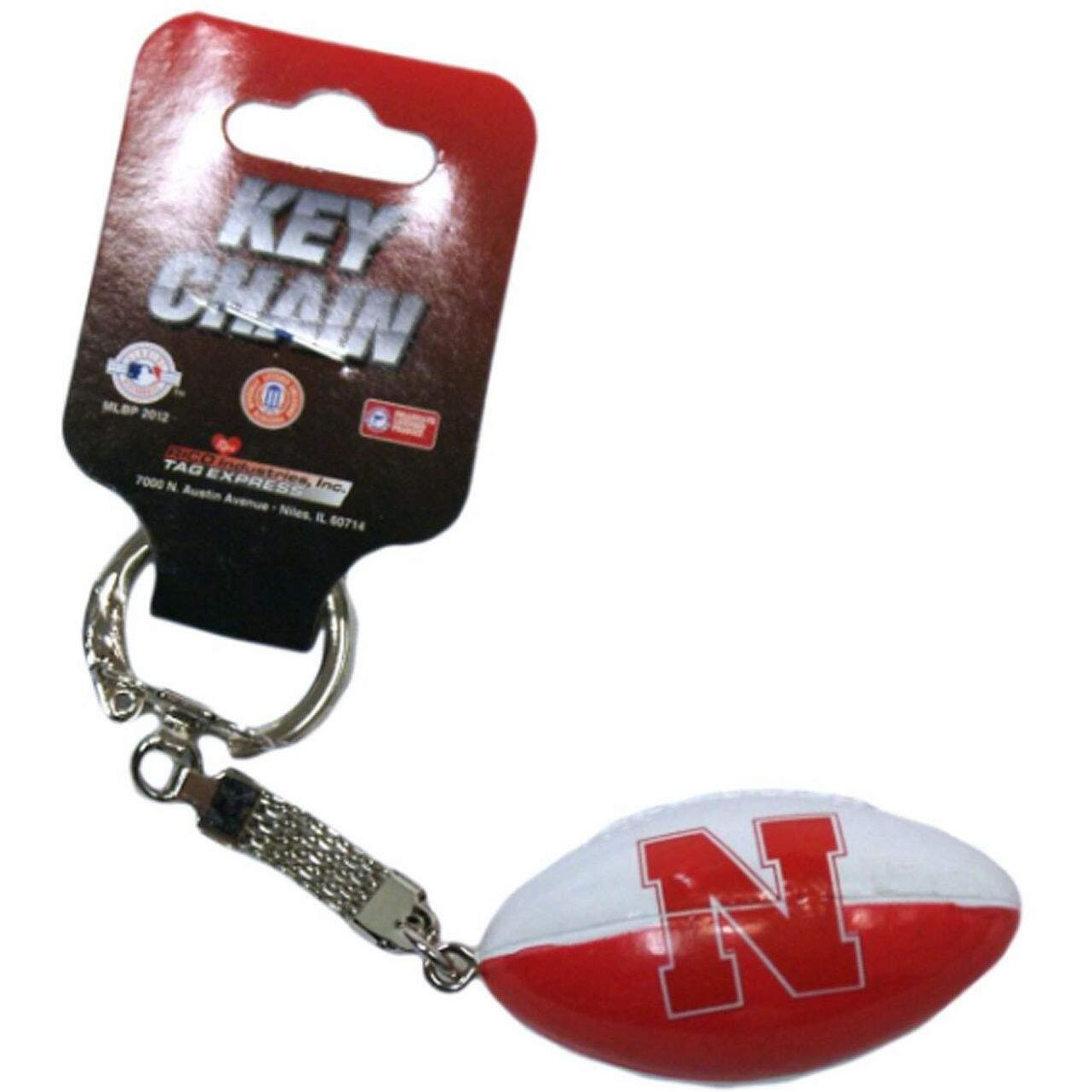 Nebraska Cornhuskers Keychain Lil Brats Script Logo CO