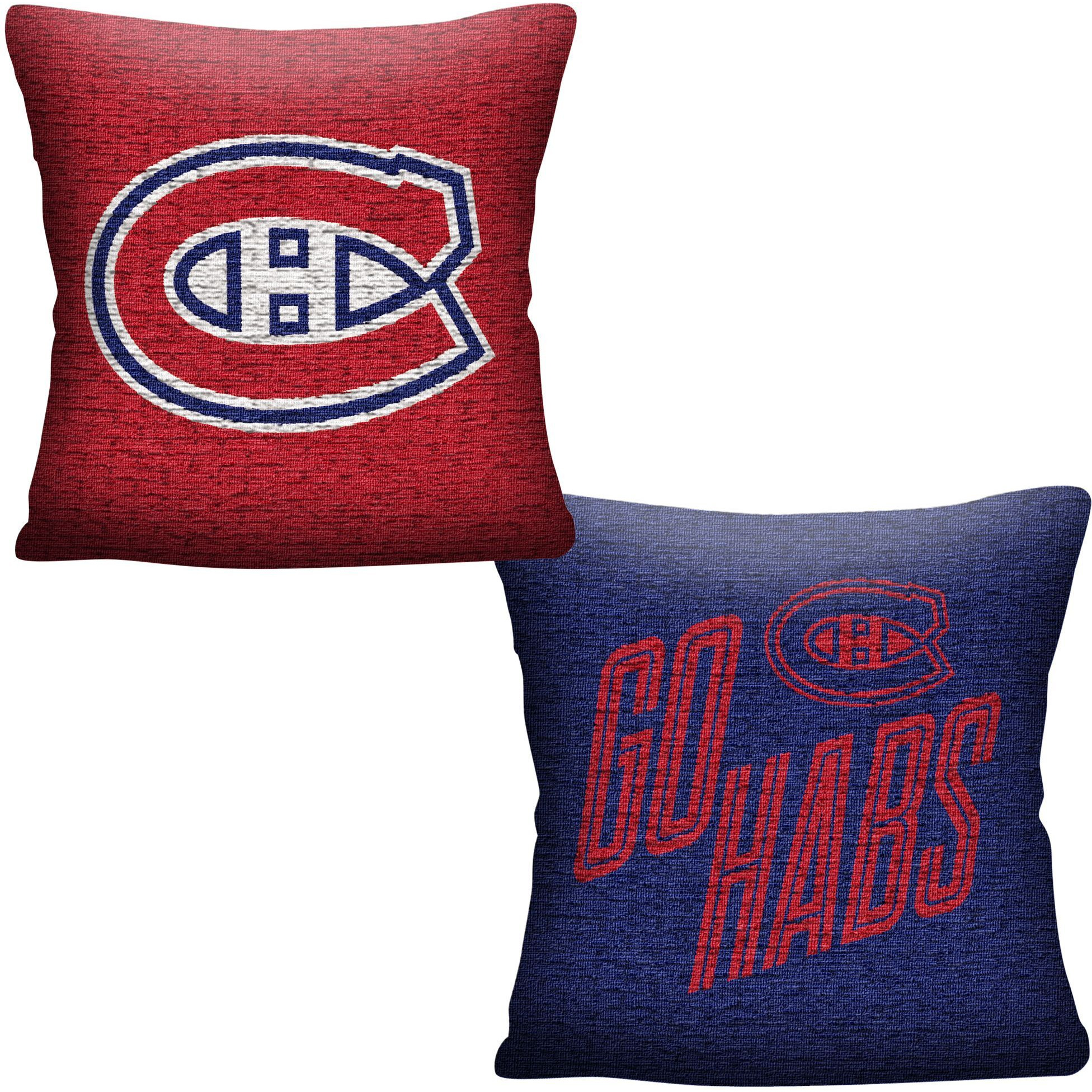 Canadiens OFFICIAL &quotInvert" Woven Pillow(D0102HHD6DA.)