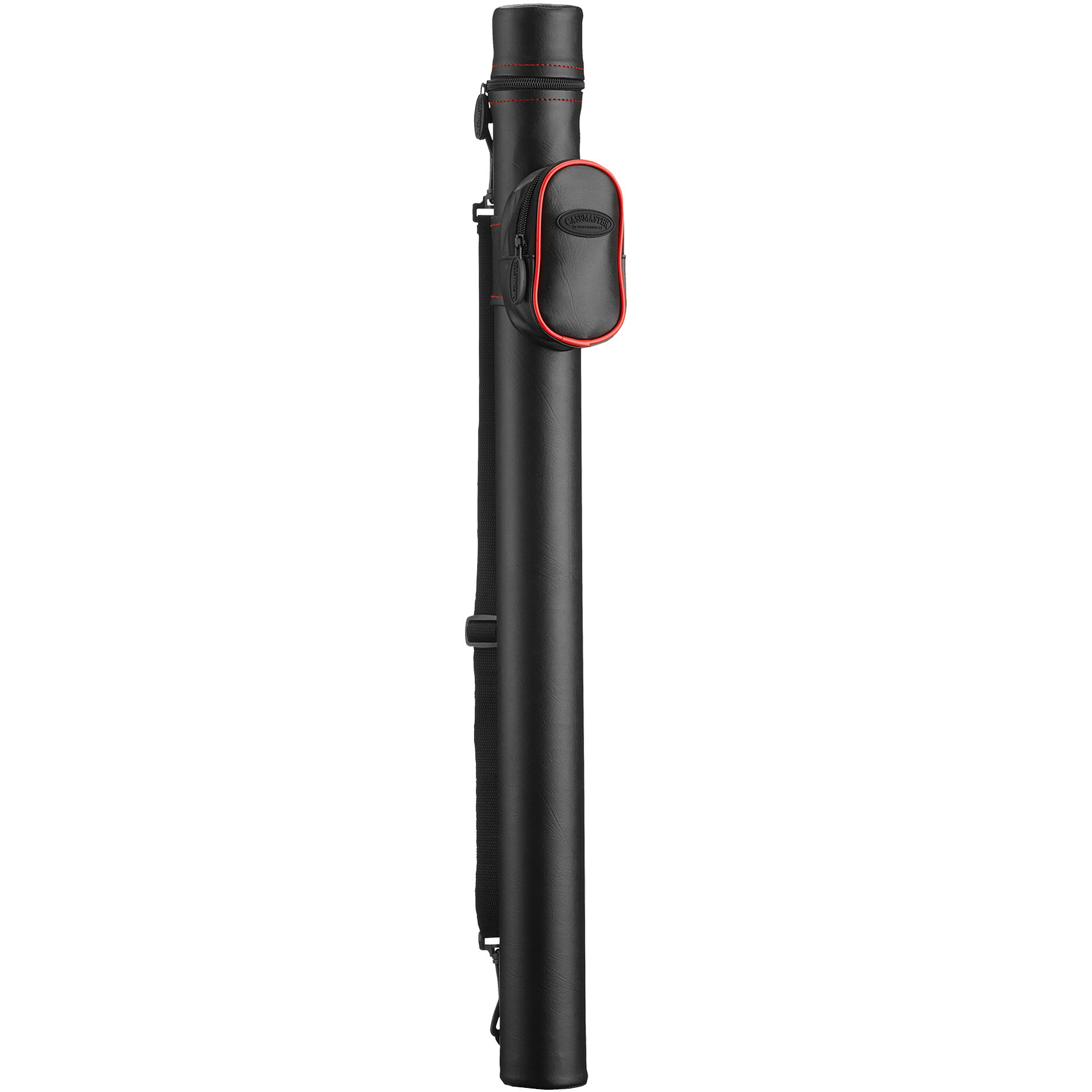 Casemaster Q-Vault Supreme Black with Red Trim Cue Case