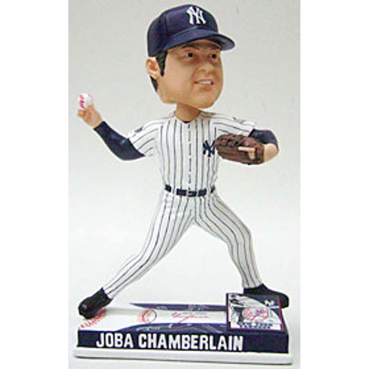 New York Yankees Joba Chamberlain Forever Collectibles On Field Bobblehead CO