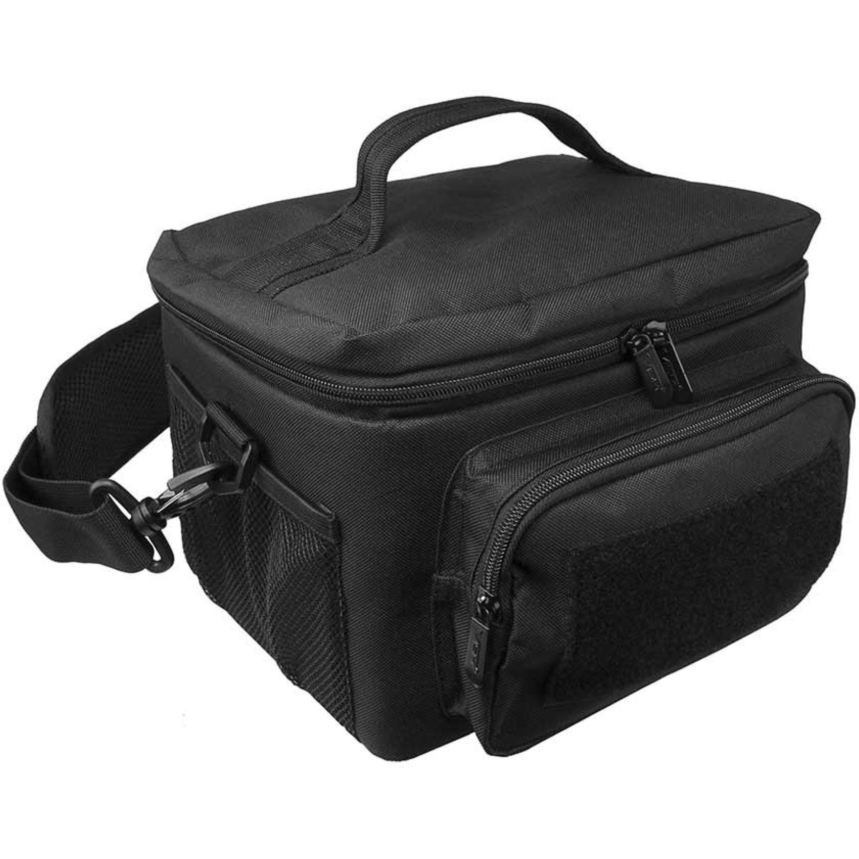 VISM by NcSTAR SMALL INSULATED COOLER LUNCH BAG WITH MOLLE/PAL WEBBING/ BLACK