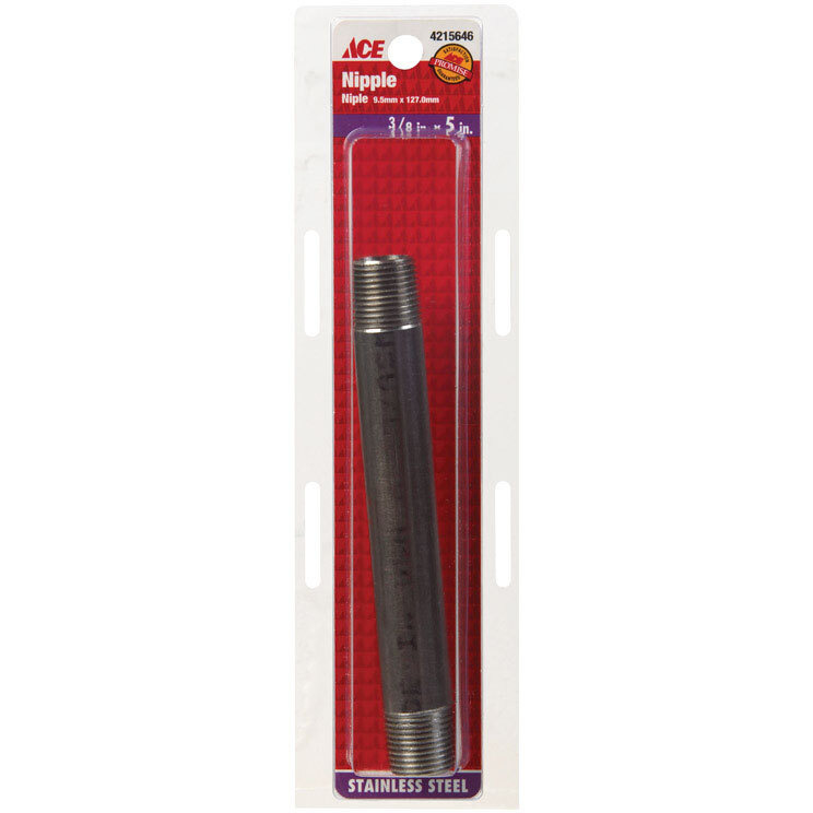 NIPPLE SS 3/8" X 5" (Pack of 1)