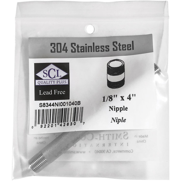 NIPPLE SS 1/8" X 4" (Pack of 1)