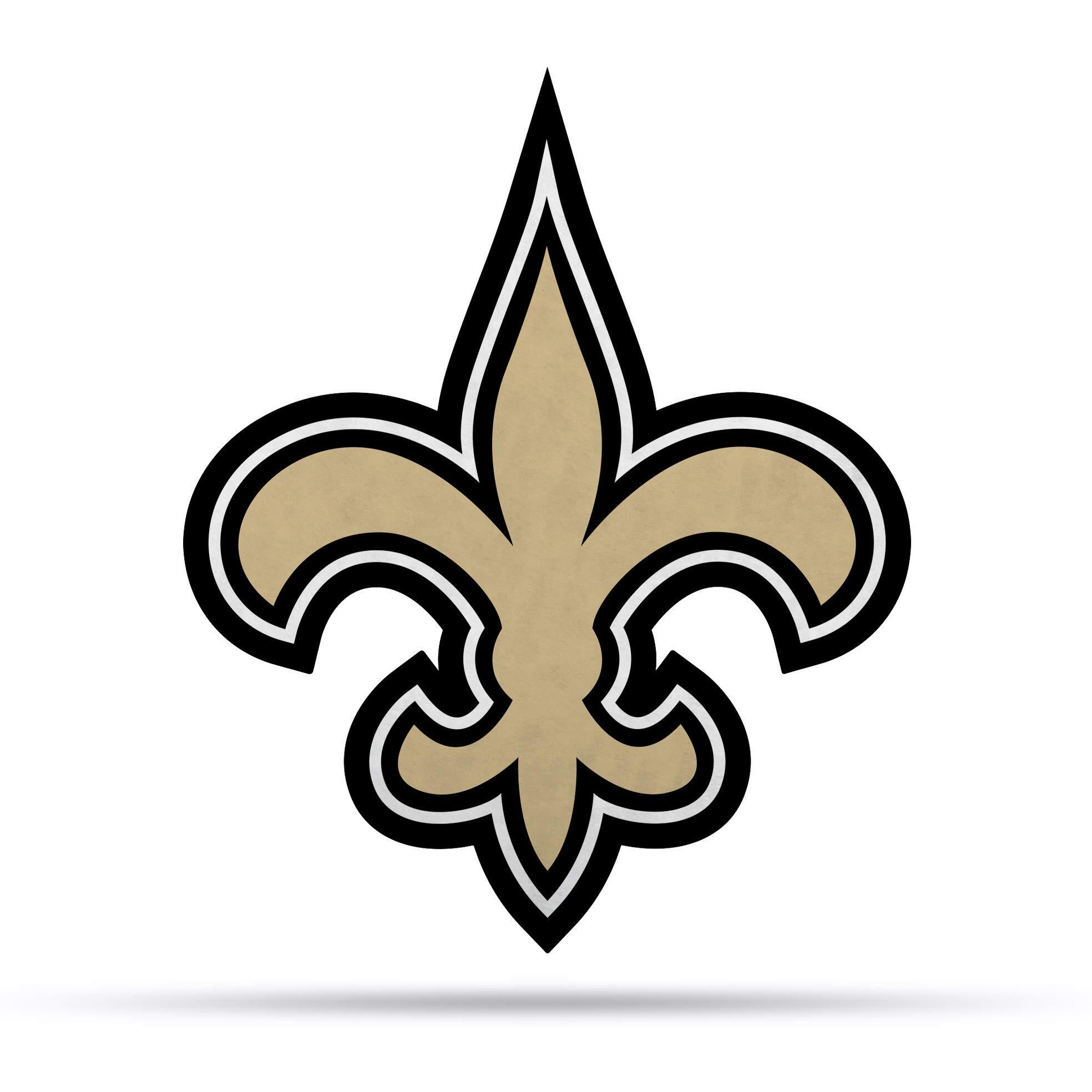 New Orleans Saints Pennant Shape Cut Logo Design