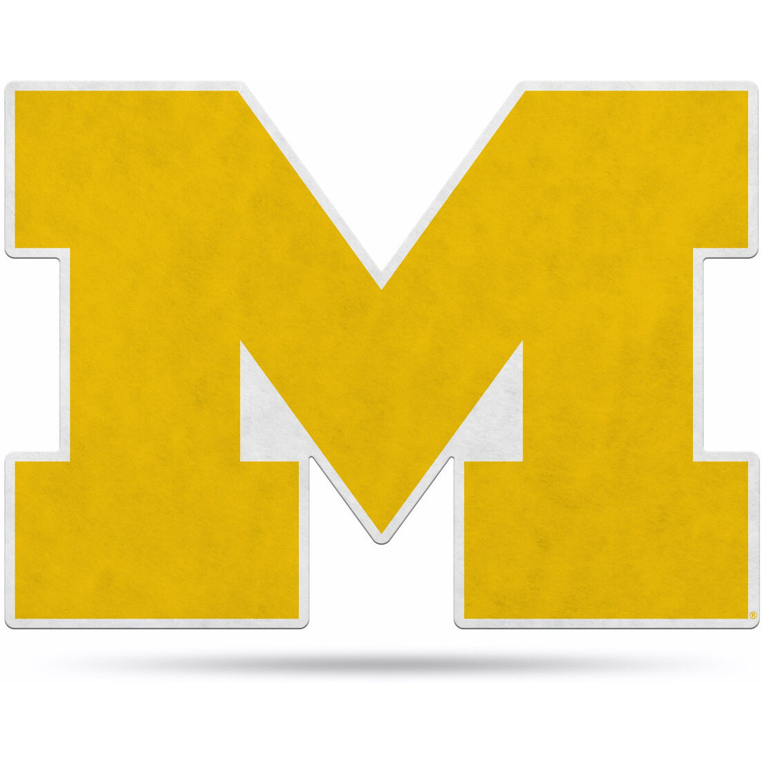 Michigan Wolverines Pennant Shape Cut Logo Design