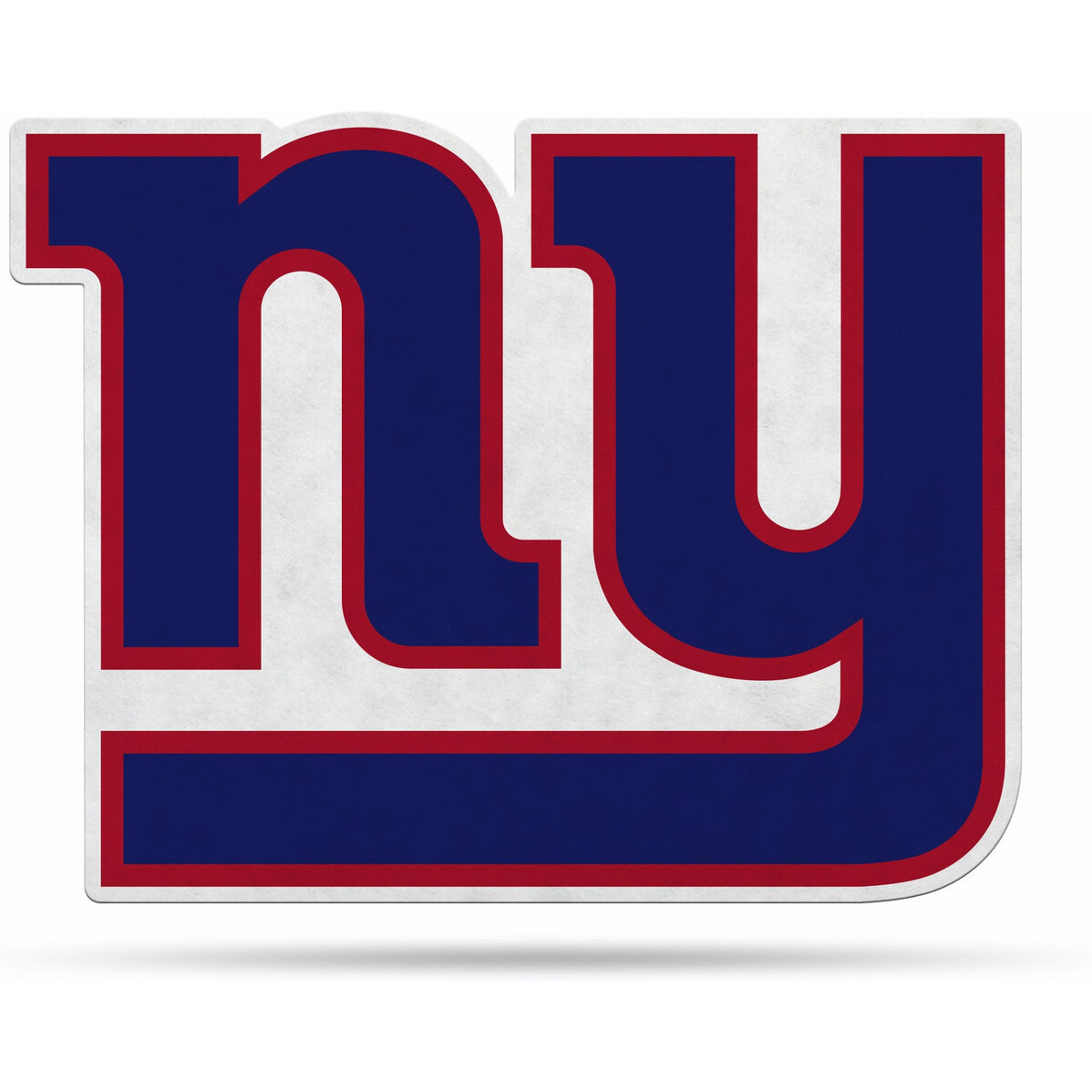 New York Giants Pennant Shape Cut Logo Design