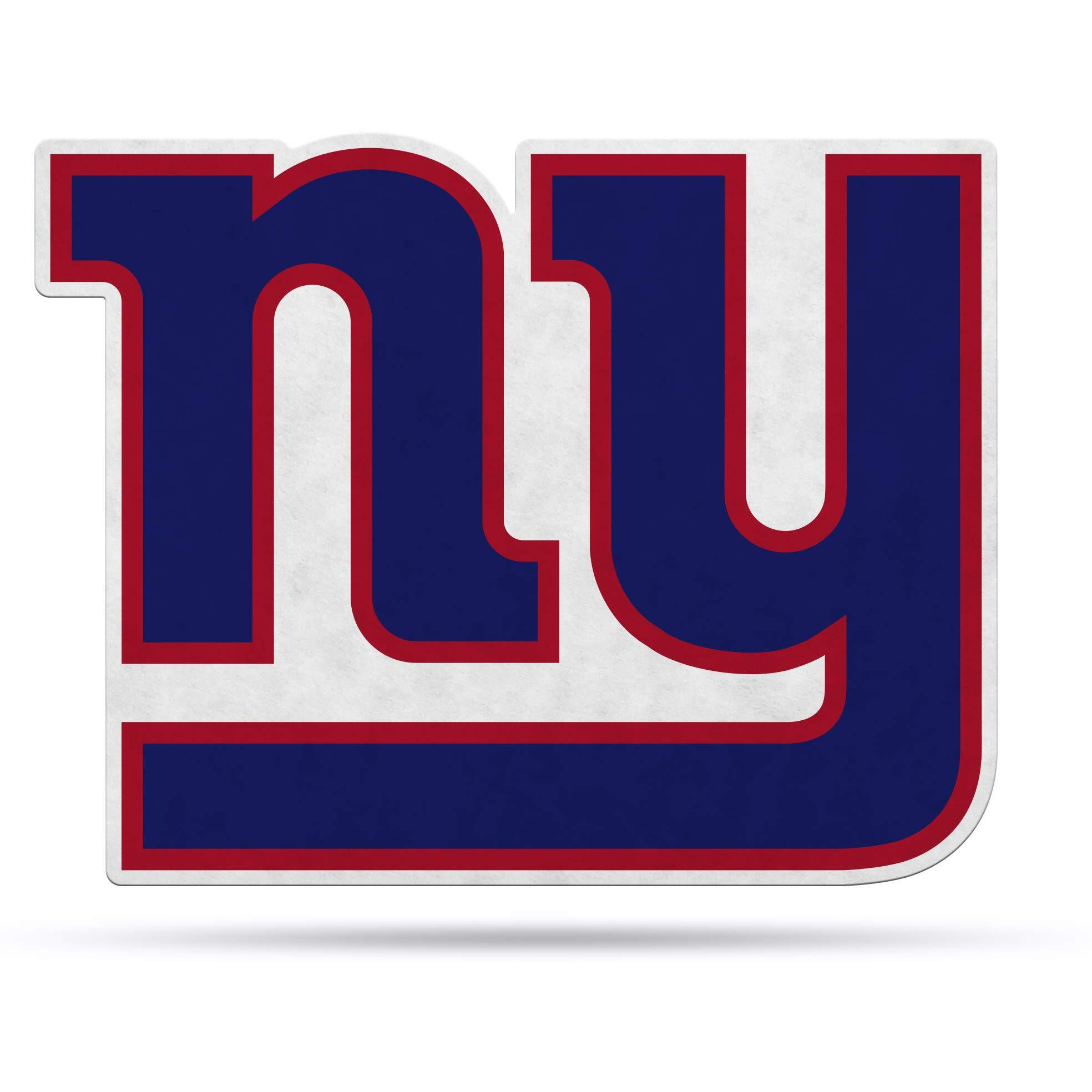 New York Giants Pennant Shape Cut Logo Design