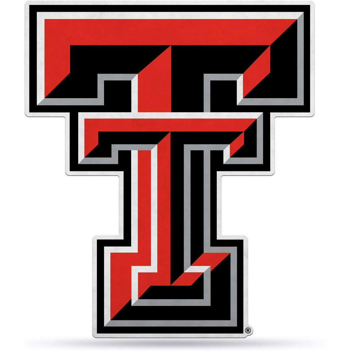 Texas Tech Red Raiders Pennant Shape Cut Logo Design