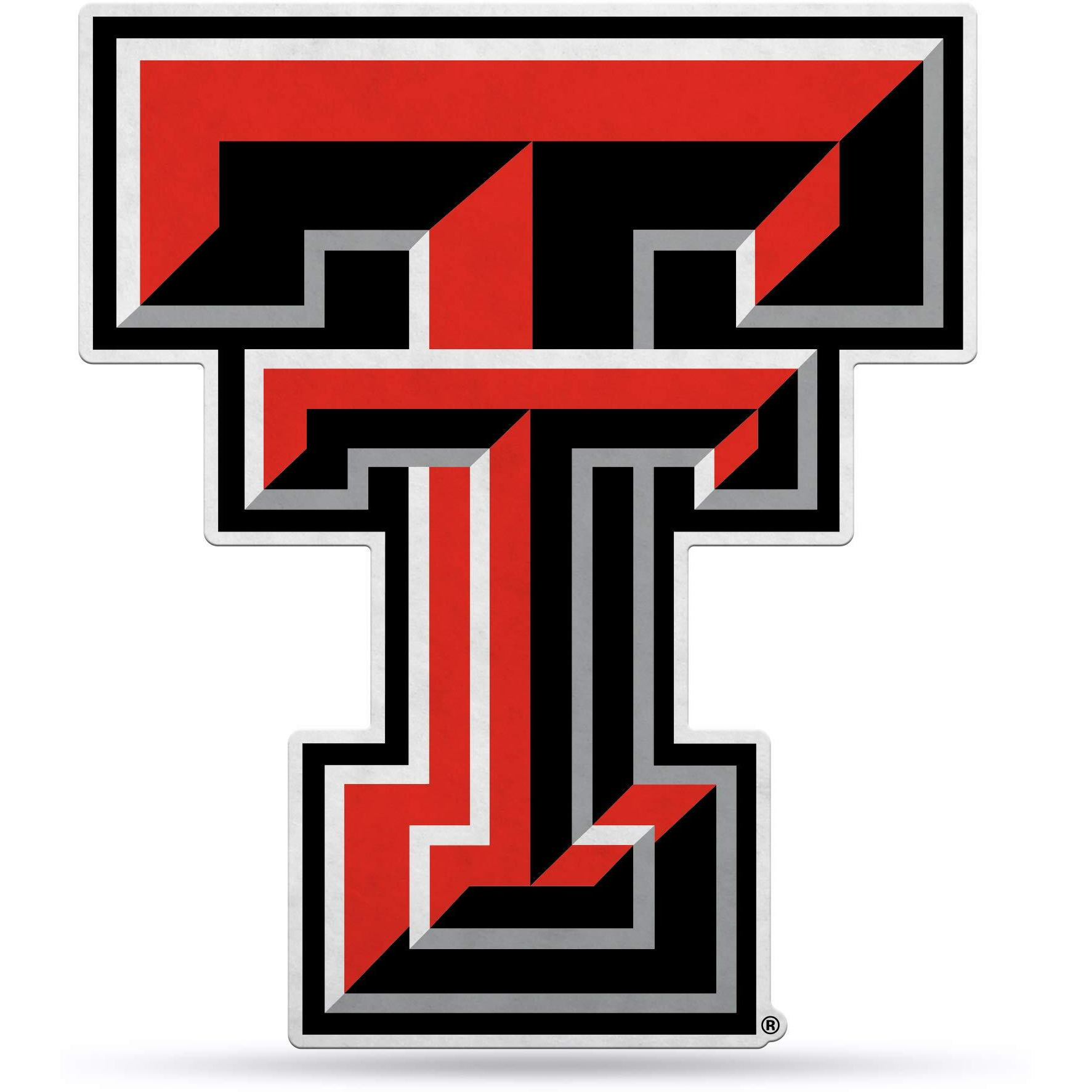Texas Tech Red Raiders Pennant Shape Cut Logo Design
