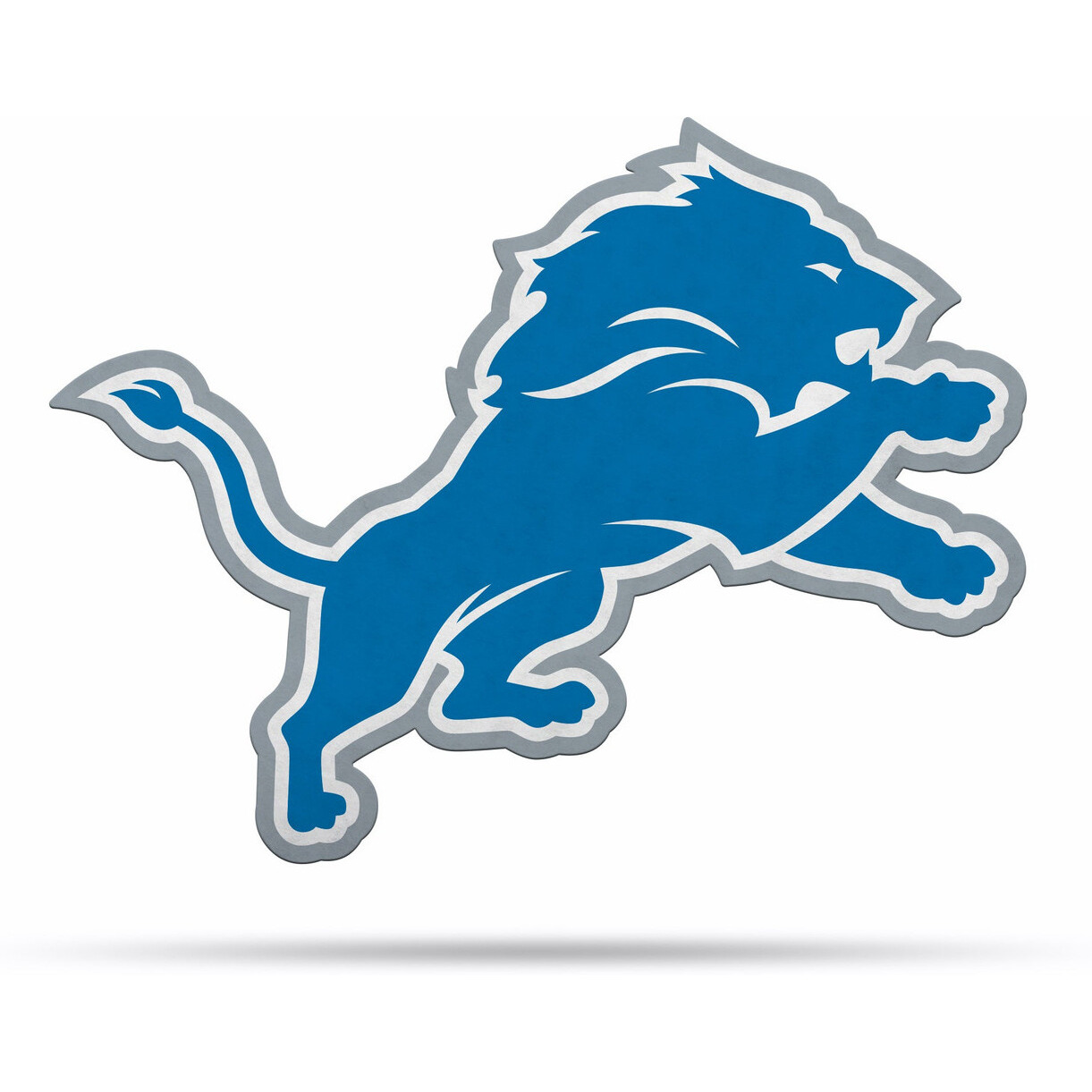 Detroit Lions Pennant Shape Cut Logo Design