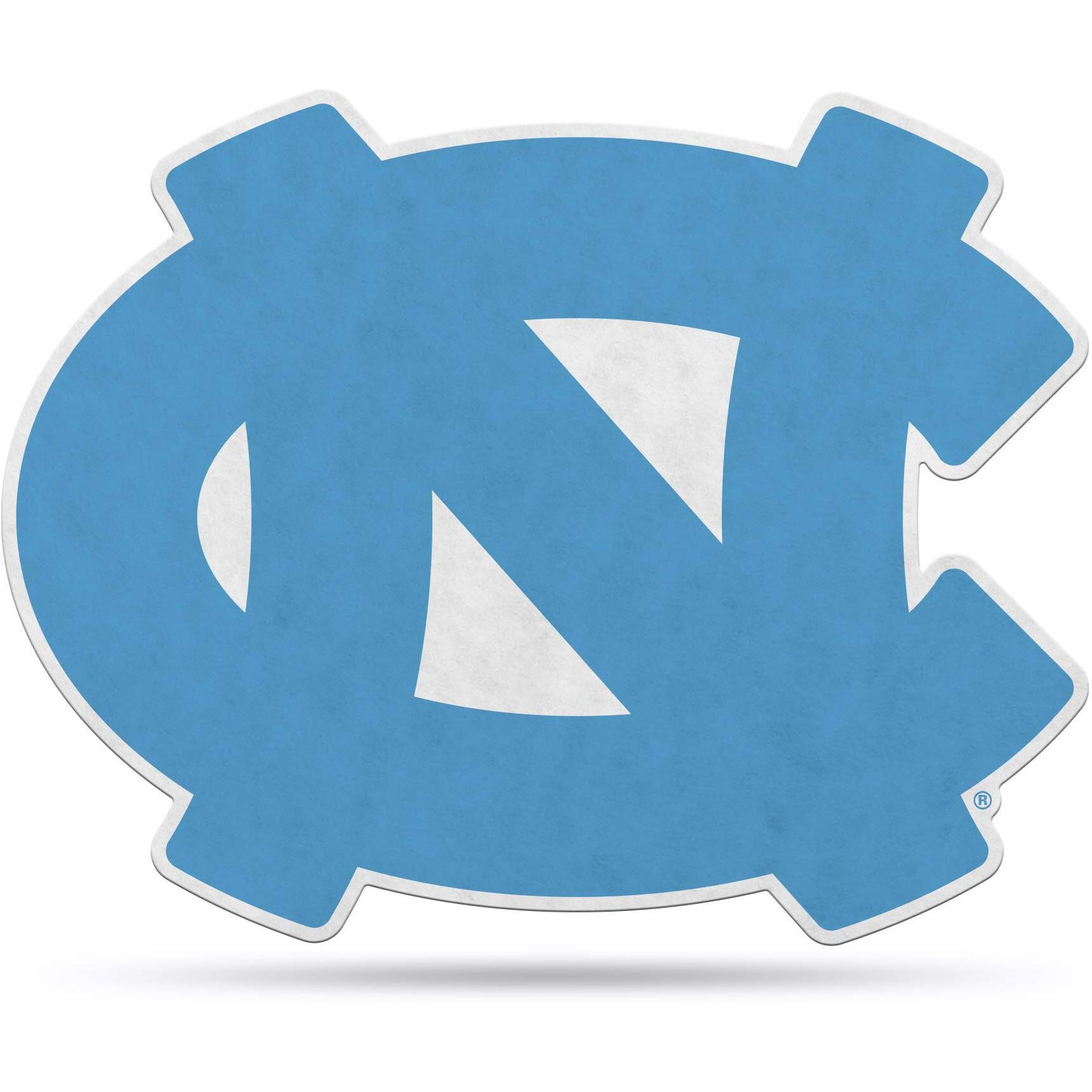 North Carolina Tar Heels Pennant Shape Cut Logo Design