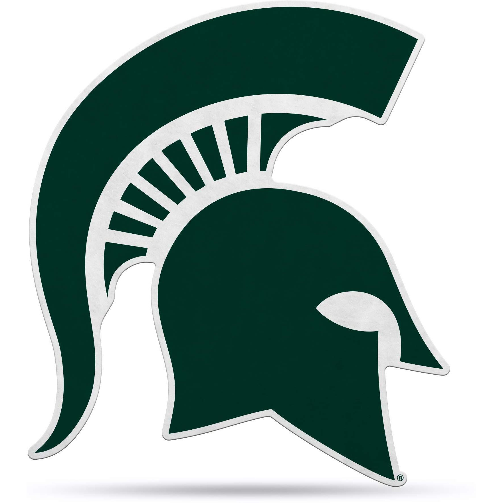 Michigan State Spartans Pennant Shape Cut Logo Design