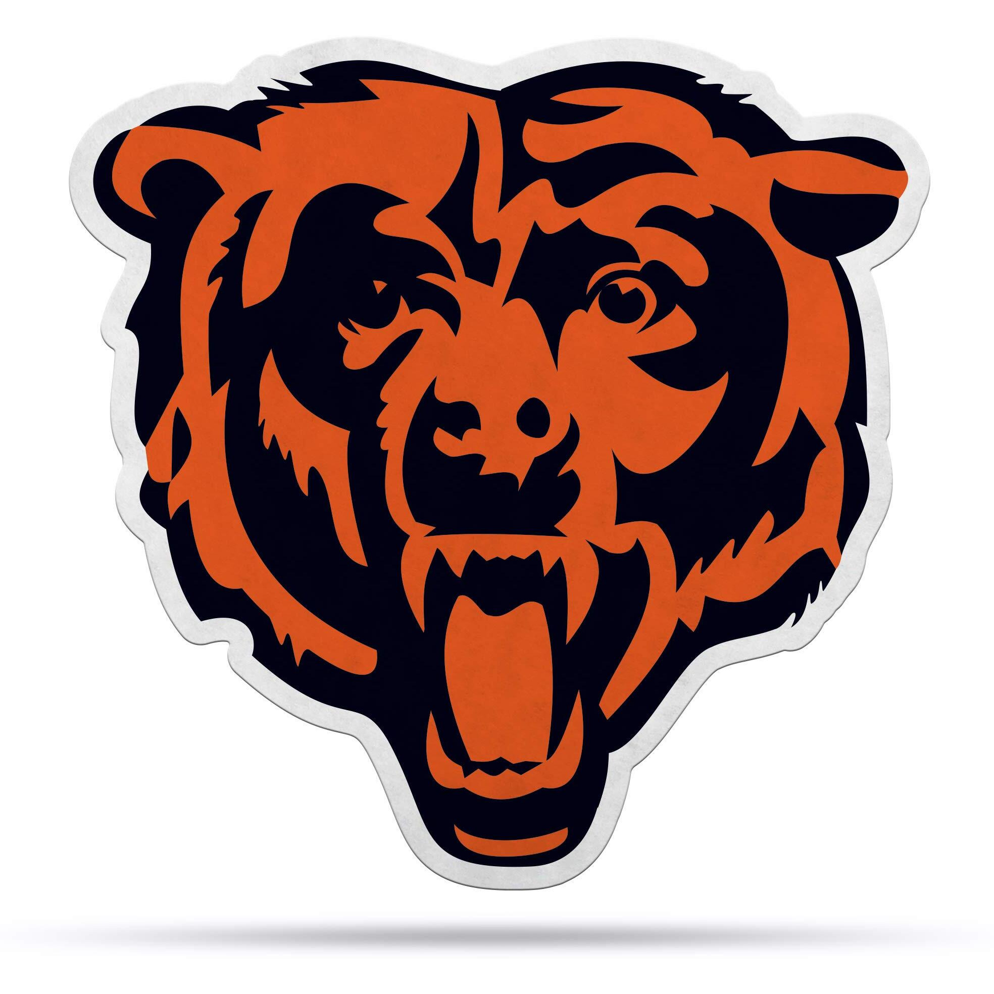 Chicago Bears Pennant Shape Cut Logo Design